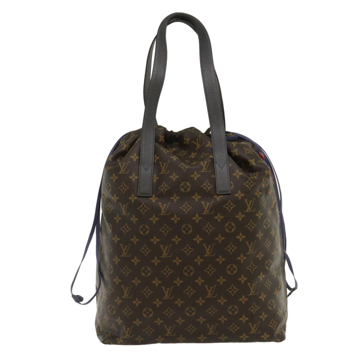 Louis Vuitton Cabas Light Drawstring Monogram Split Canvas Brown Canvas Tote Bag Bag (Pre-Owned)