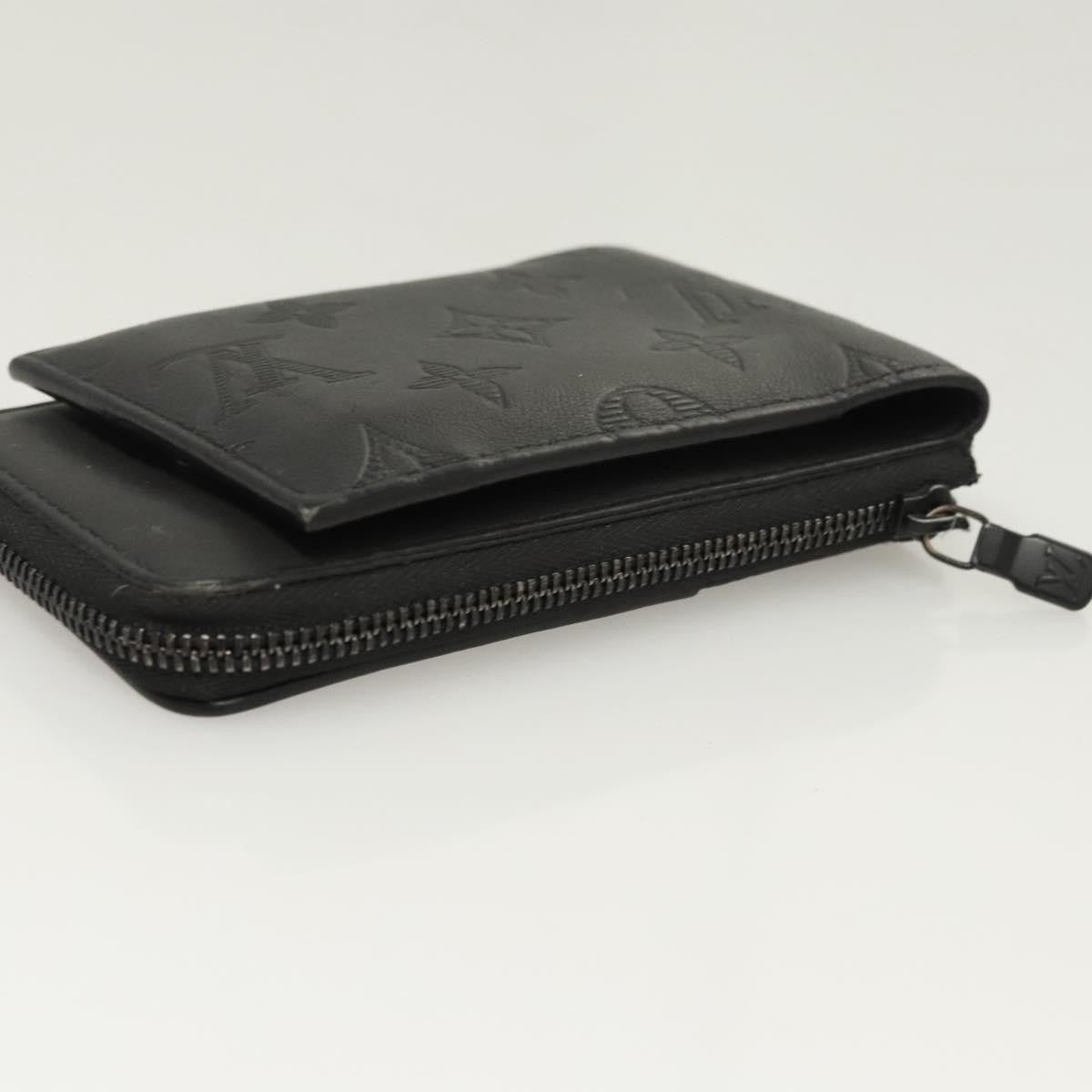Louis Vuitton Hybrid Monogram Shadow Leather Black Leather Wallets Accessory (Pre-Owned)