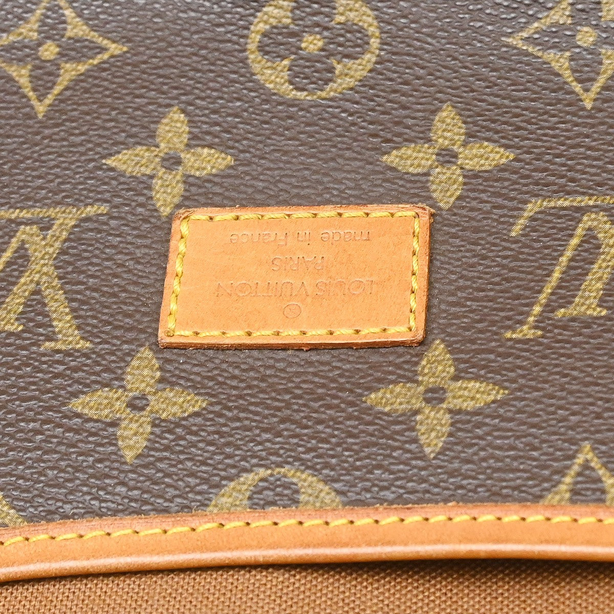 Louis Vuitton Saumur Monogram Canvas Brown Canvas Shoulder Bag Bag (Pre-Owned)