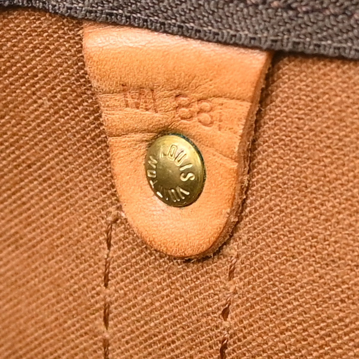 Louis Vuitton Keepall Canvas Brown Canvas Travel Bag Bag (Pre-Owned)