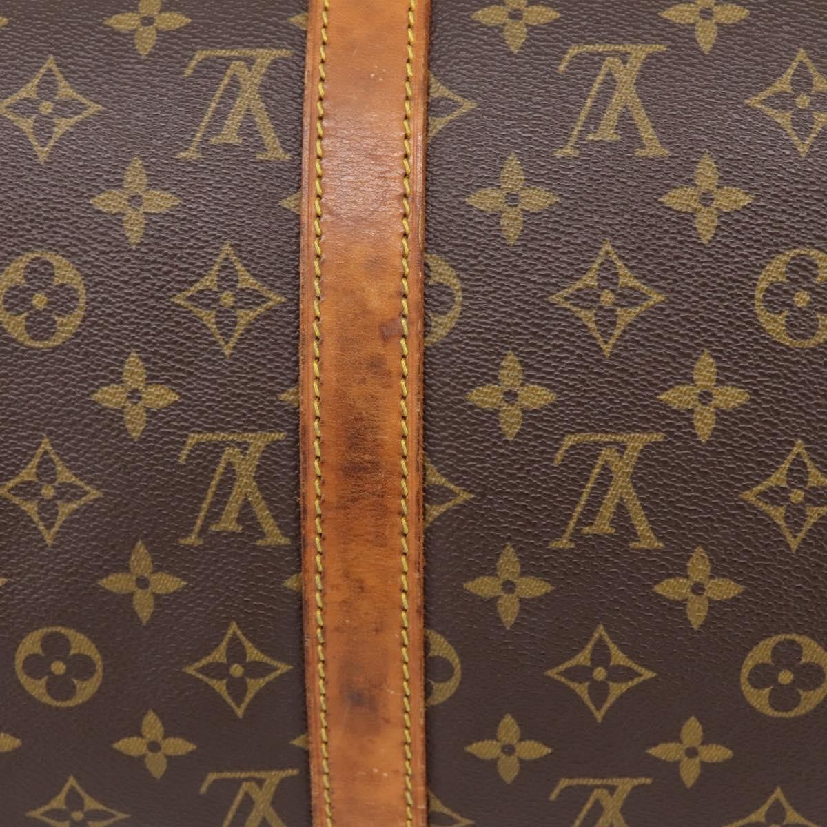 Louis Vuitton Keepall Monogram Canvas Brown Canvas Travel Bag Bag (Pre-Owned)