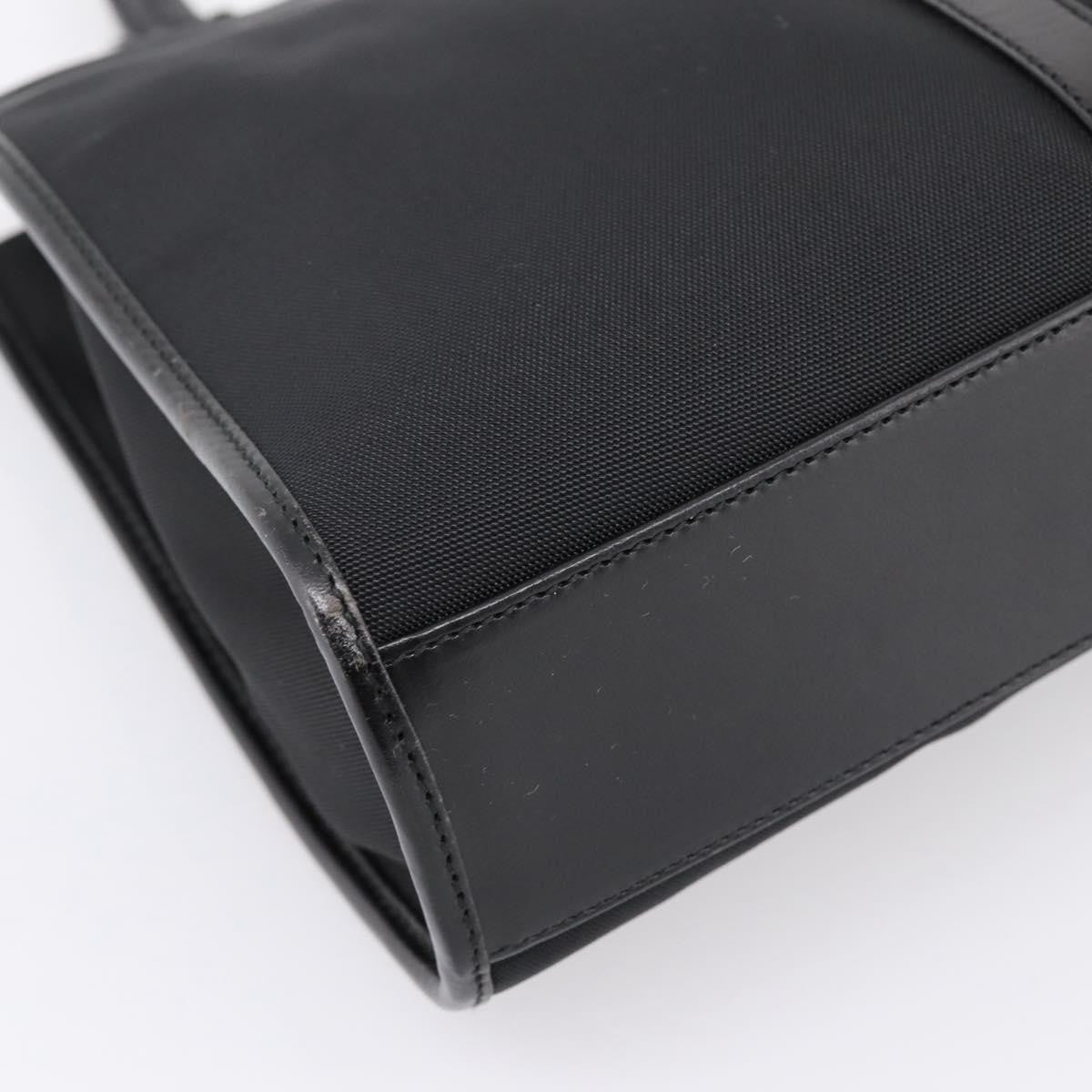 Gucci Jackie Canvas Black Canvas Tote Bag Bag (Pre-Owned)
