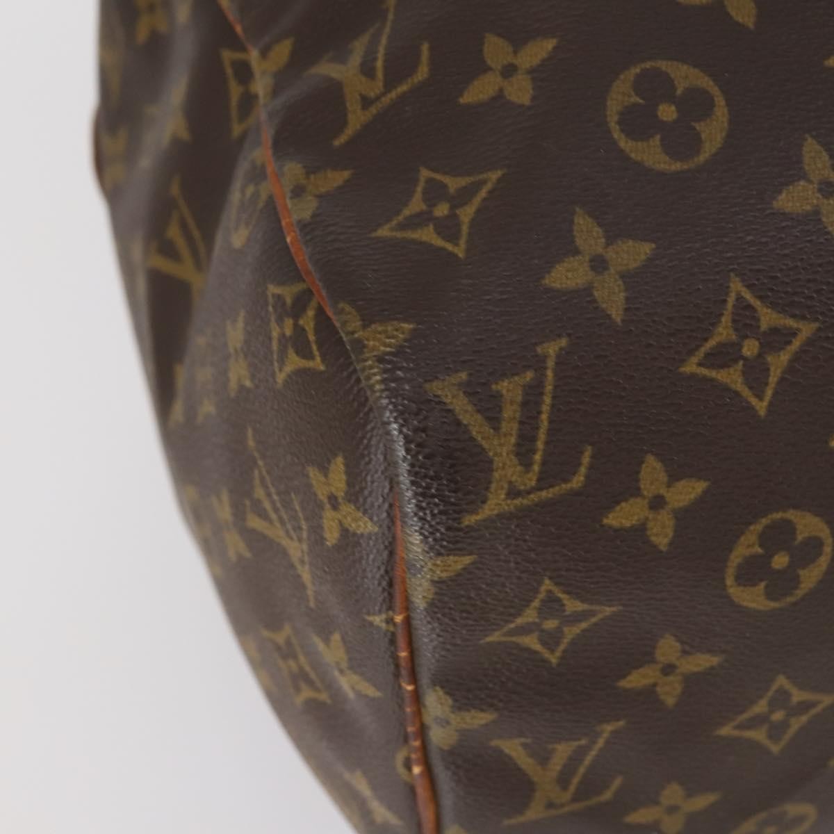 Louis Vuitton Sac Souple Monogram Canvas Brown Canvas Travel Bag Bag (Pre-Owned)
