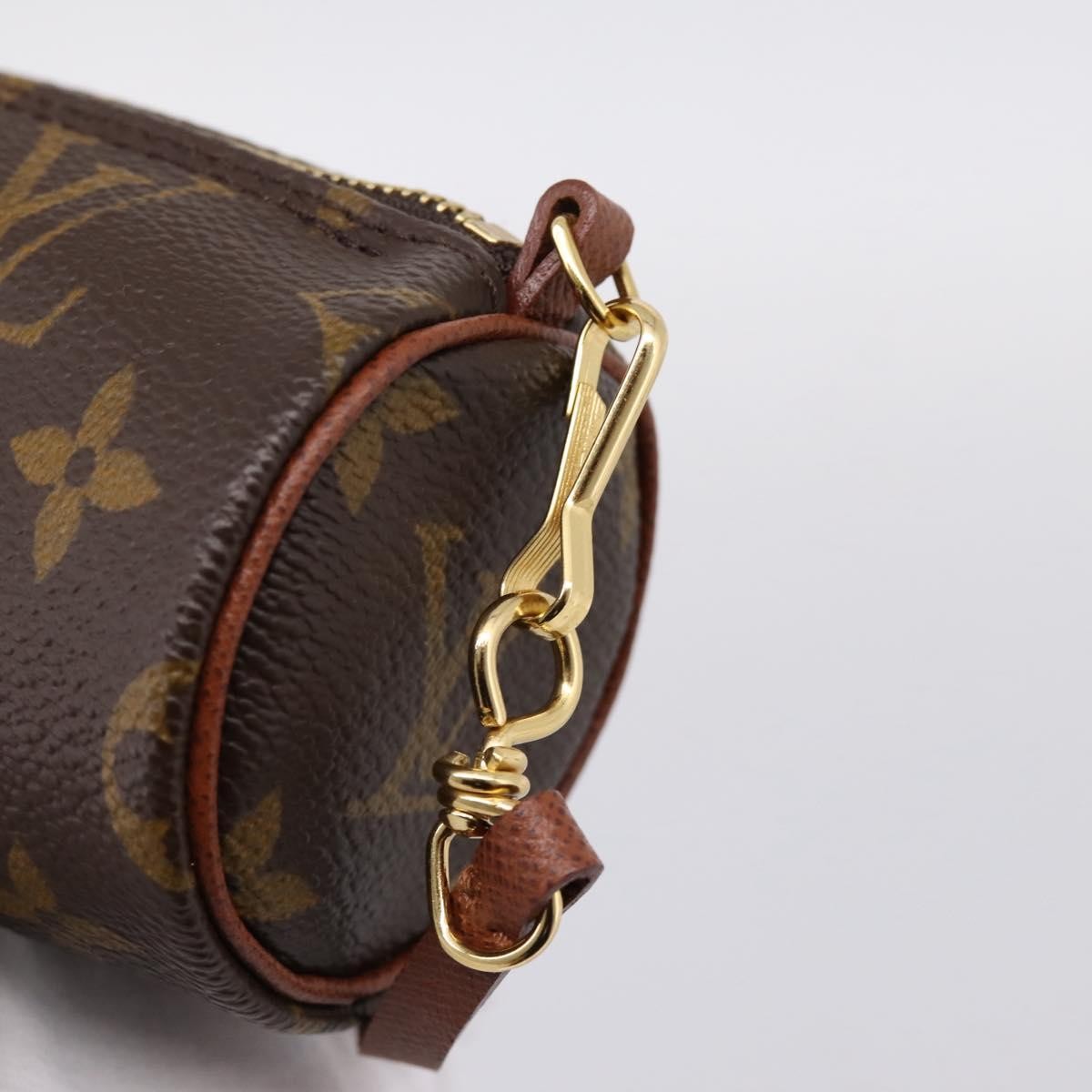 Louis Vuitton Papillon Pochette Monogram Canvas Brown Canvas Clutche & Pouche Bag (Pre-Owned)