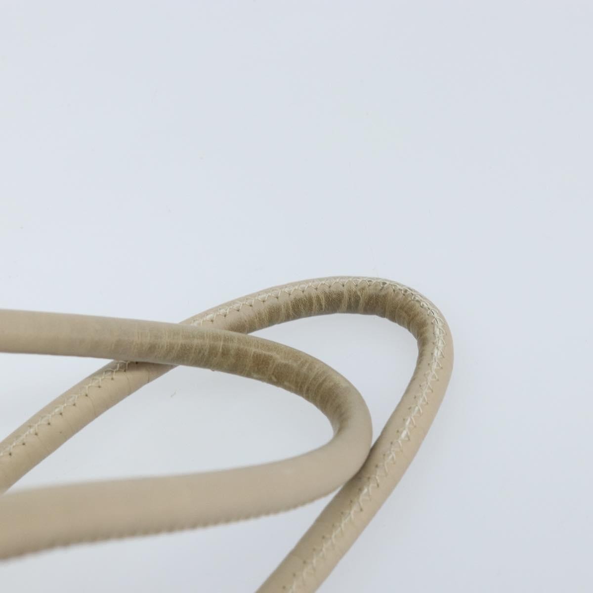 Celine Handbag Nylon Beige Nylon Handbag (Pre-Owned)