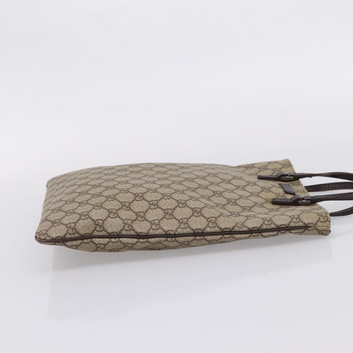 Gucci Joy Plus Flat Gg Coated Canvas Beige Canvas Tote Bag Bag (Pre-Owned)