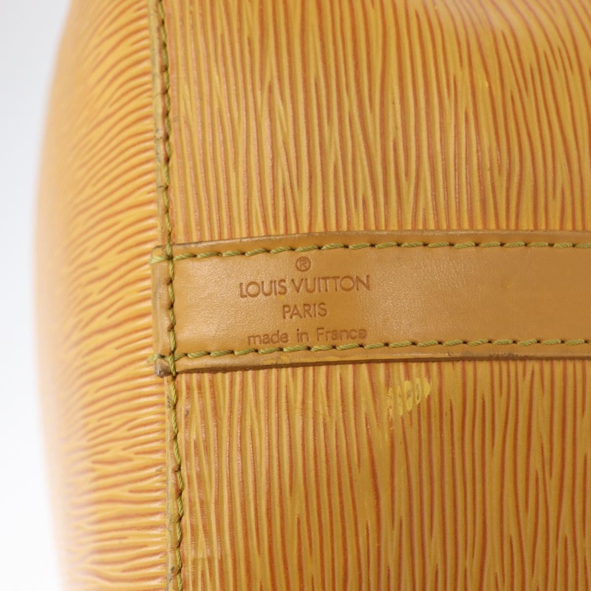 Louis Vuitton Petit Noe Epi Leather Yellow Leather Shoulder Bag Bag (Pre-Owned)
