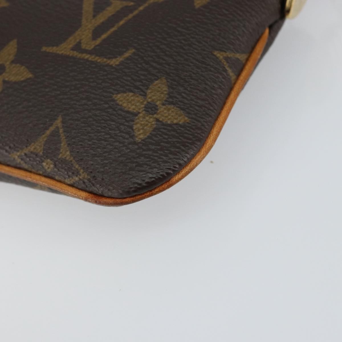 Louis Vuitton Milla Pochette Monogram Canvas Brown Canvas Clutche & Pouche Bag (Pre-Owned)