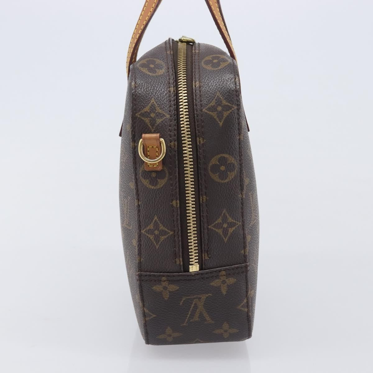 Louis Vuitton Spontini Monogram Canvas Brown Canvas Handbag (Pre-Owned)