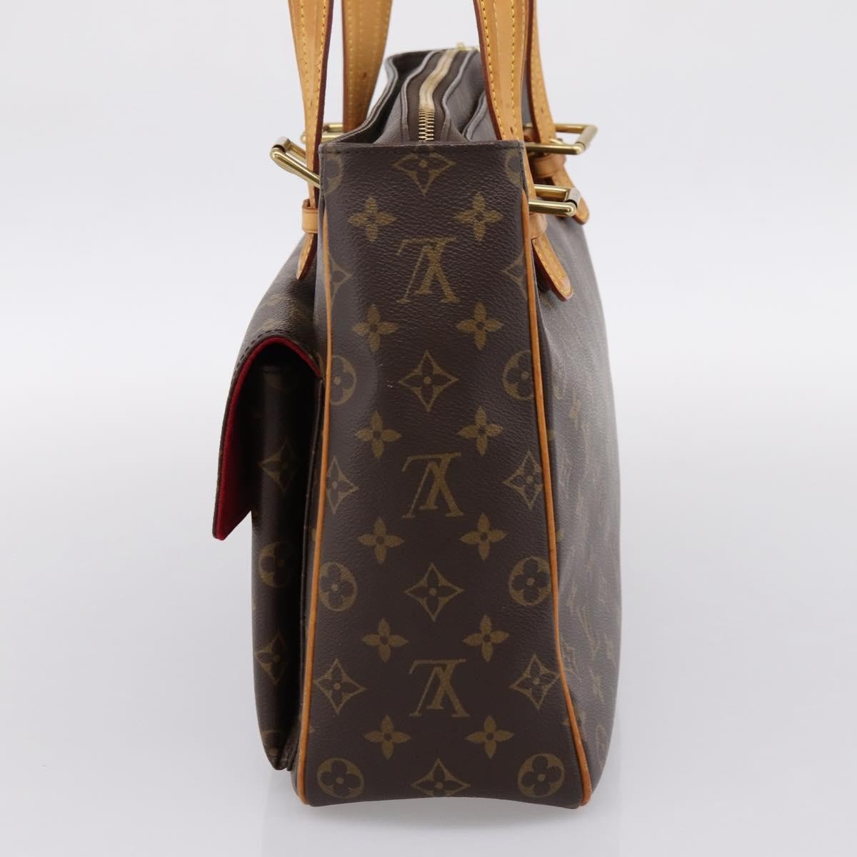 Louis Vuitton Multipli Cite Monogram Canvas Brown Canvas Handbag (Pre-Owned)