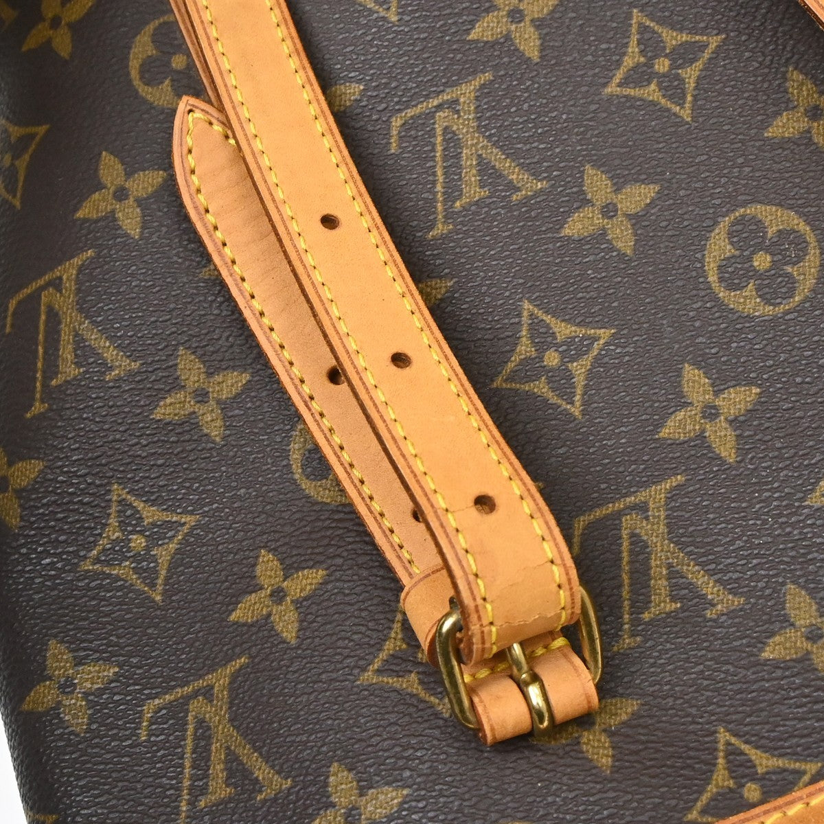 Louis Vuitton Bucket Monogram Canvas Brown Canvas Handbag (Pre-Owned)