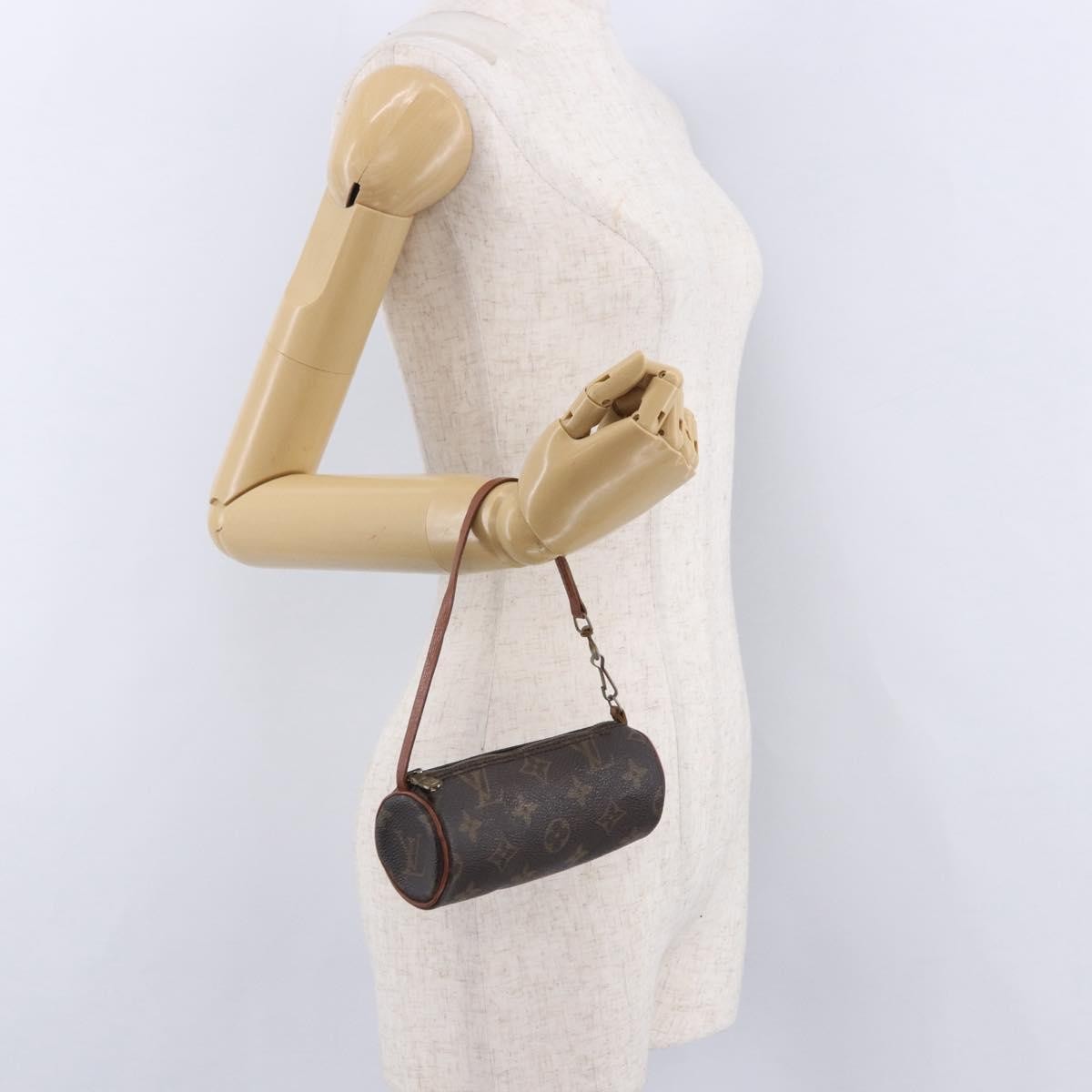 Louis Vuitton Papillon Pochette Monogram Canvas Brown Canvas Clutche & Pouche Bag (Pre-Owned)