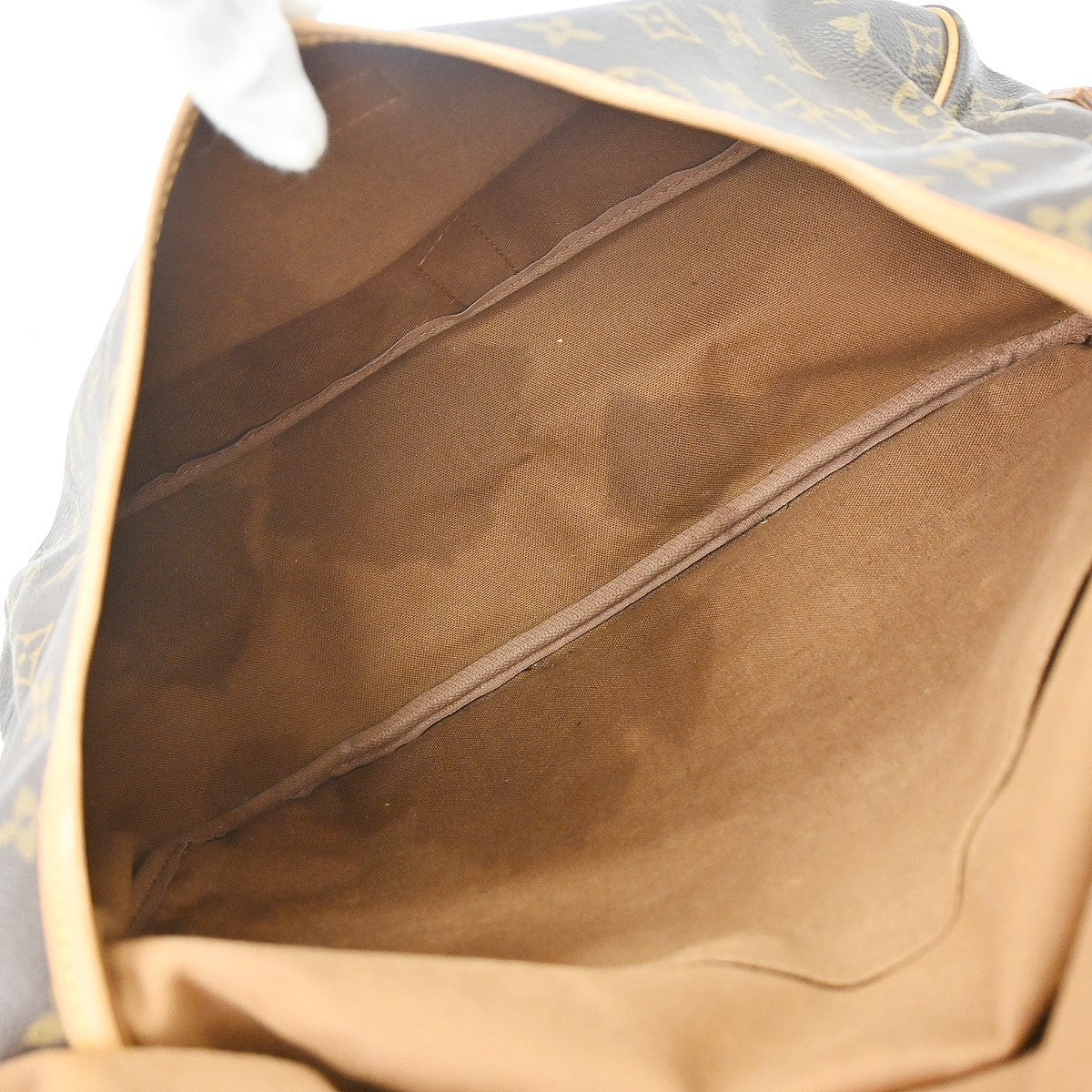 Louis Vuitton Saumur Monogram Canvas Brown Canvas Shoulder Bag Bag (Pre-Owned)