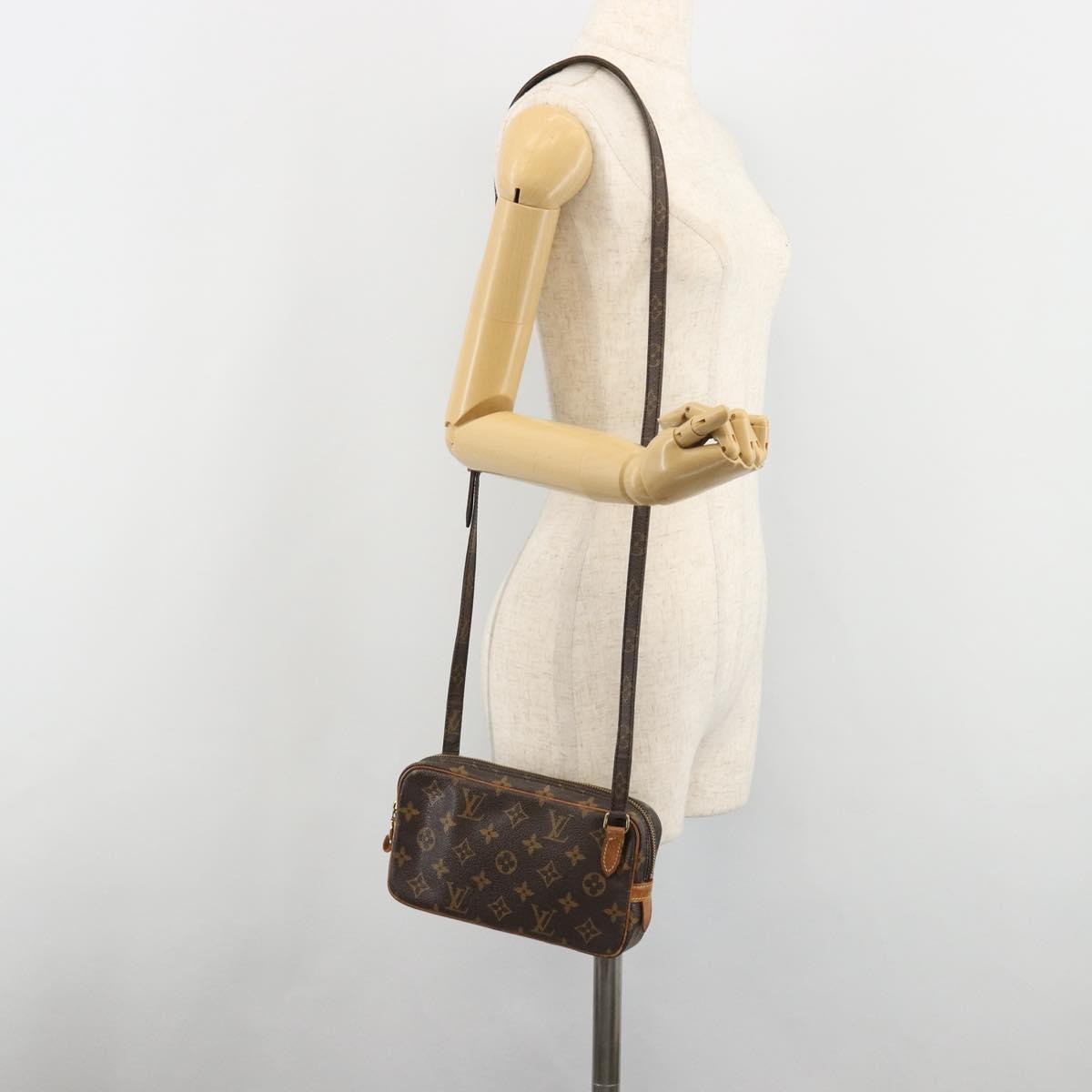 Louis Vuitton Pochette Marly Bandouliere Monogram Canvas Brown Canvas Shoulder Bag Bag (Pre-Owned)