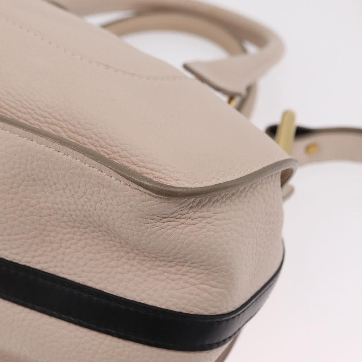 Chloe Hailey Leather Beige Leather Handbag (Pre-Owned)