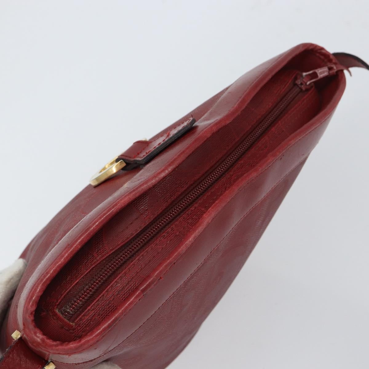 Christian Dior Vintage Trotter Canvas Red Canvas Shoulder Bag Bag (Pre-Owned)