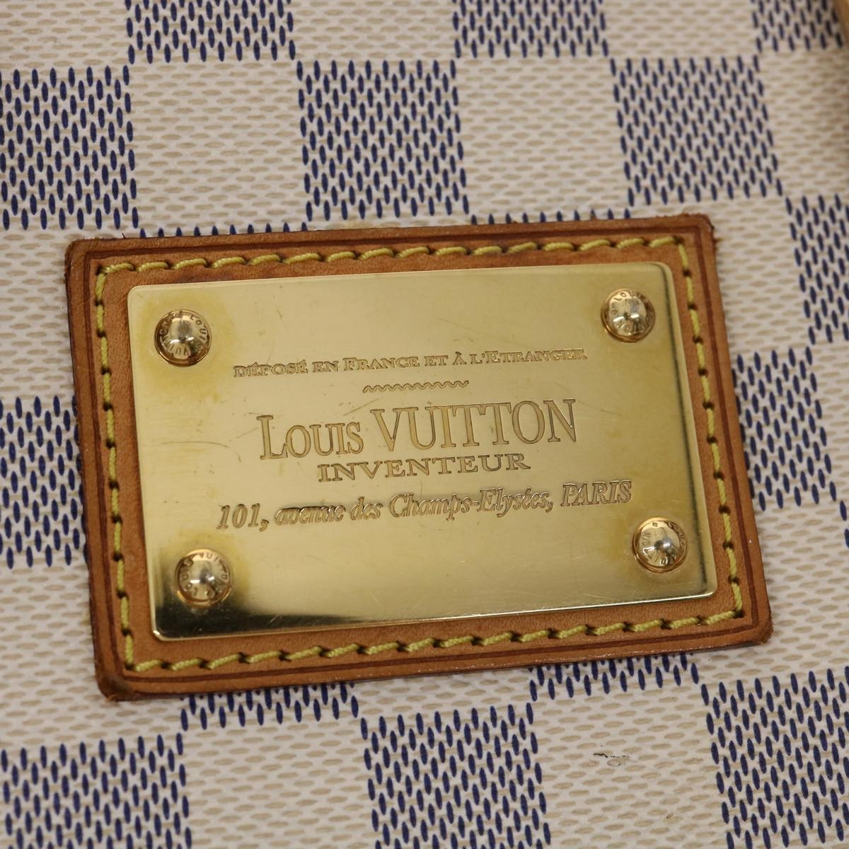 Louis Vuitton Hampstead Damier White Canvas Tote Bag Bag (Pre-Owned)