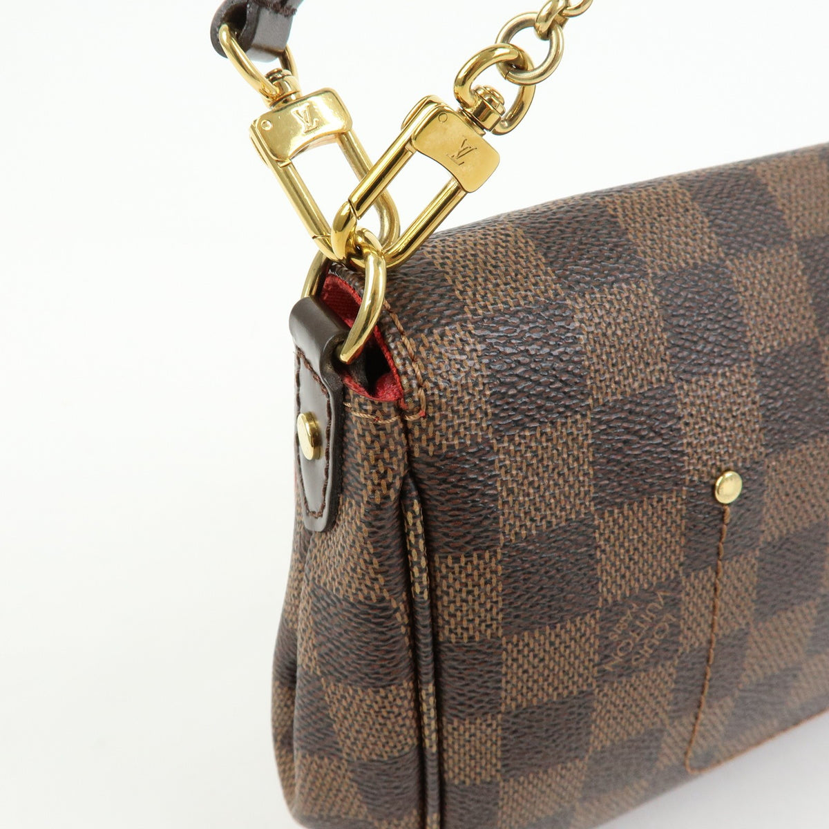 Louis Vuitton Favorite Damier Brown Canvas Handbag (Pre-Owned)