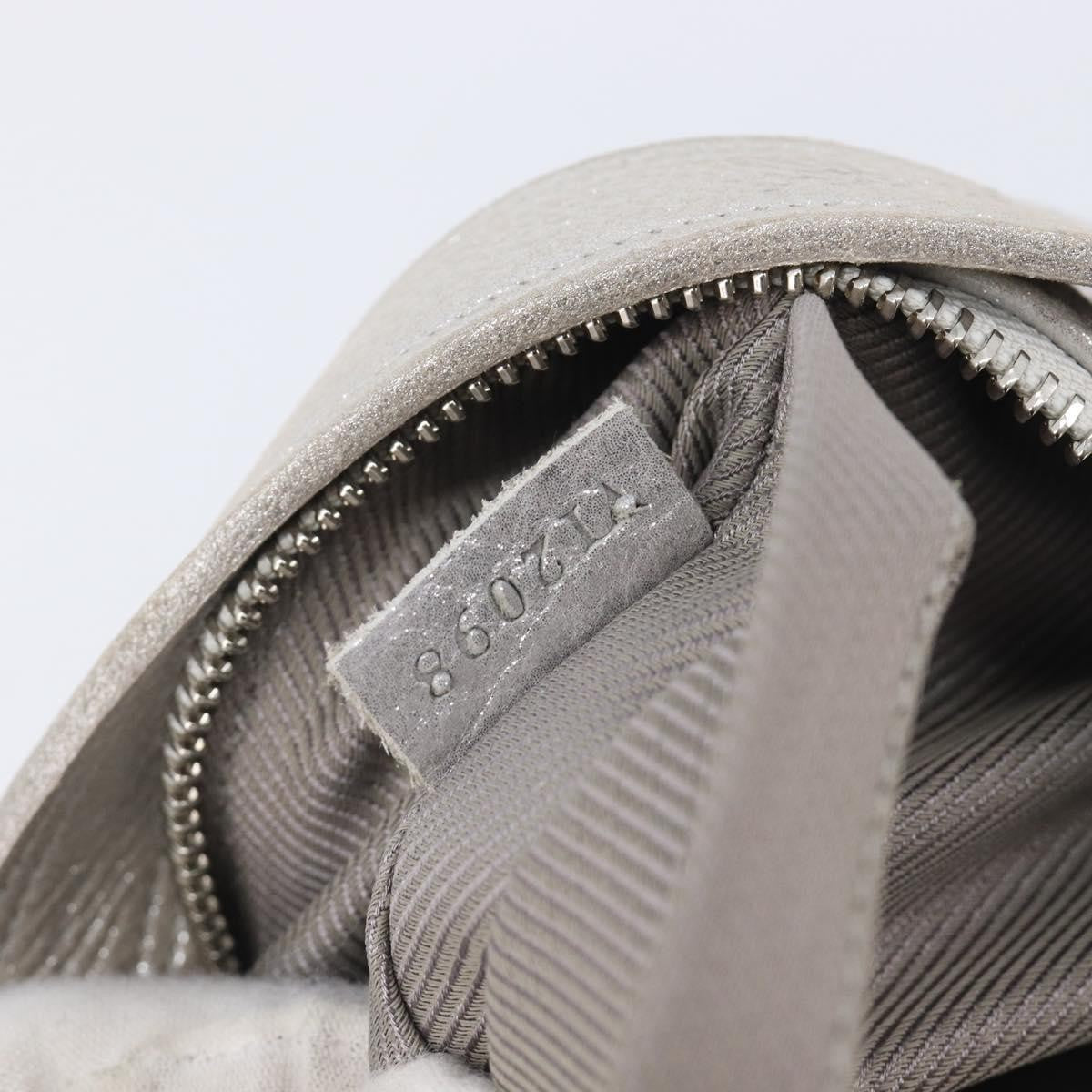 Louis Vuitton Halo Limited Edition Shimmer Monogram Embossed Leather Silver Leather Handbag (Pre-Owned)