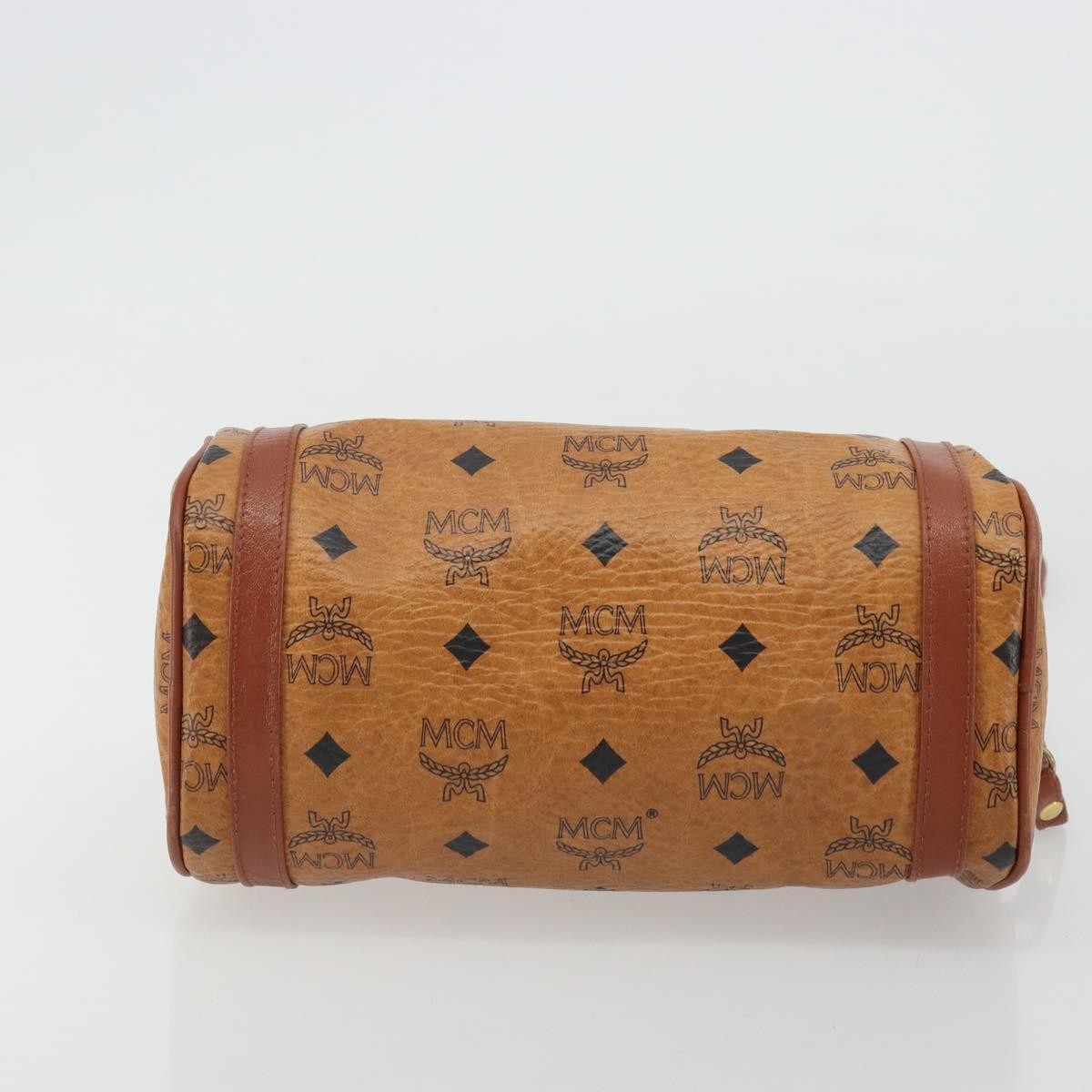 MCM Vintage Vicetos Leather Brown Leather Shoulder Bag Bag (Pre-Owned)