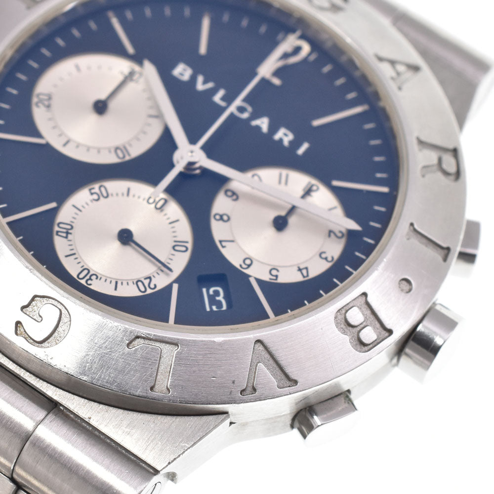 Bvlgari Diagono Chronograph Quartz Stainless Steel Watch (Pre-Owned)