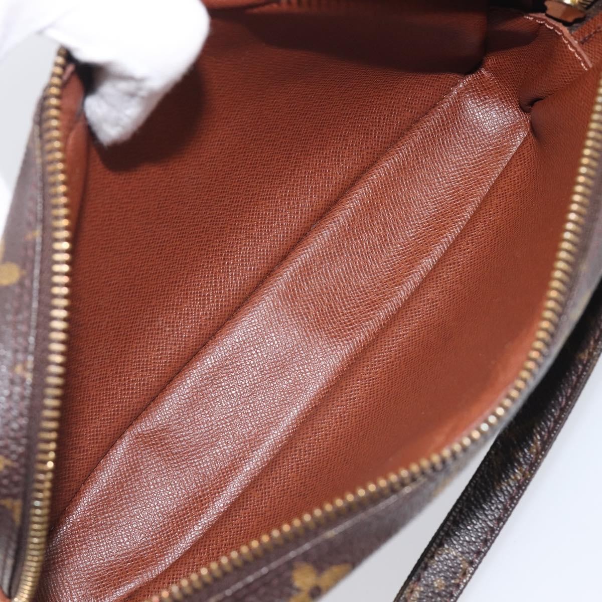 Louis Vuitton Pochette Marly Bandouliere Monogram Canvas Brown Canvas Handbag (Pre-Owned)