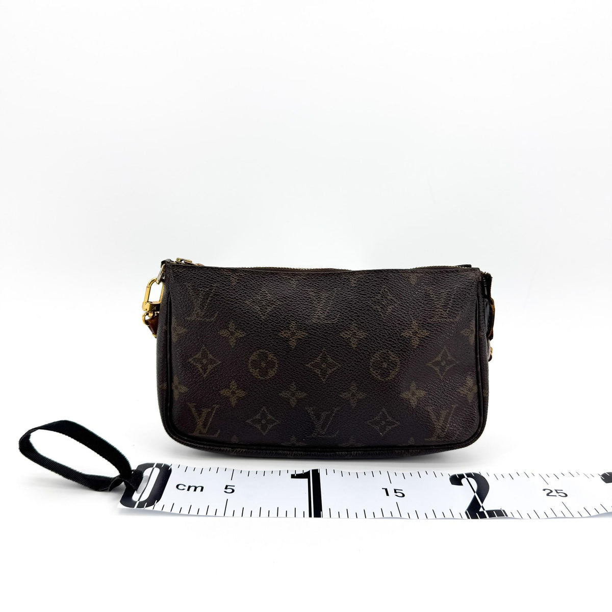 Louis Vuitton Louis Vuitton Monogramme Pochette Monogramme Canvas Brown Canvas Clutche & Pouche Bag (Pre-Owned)
