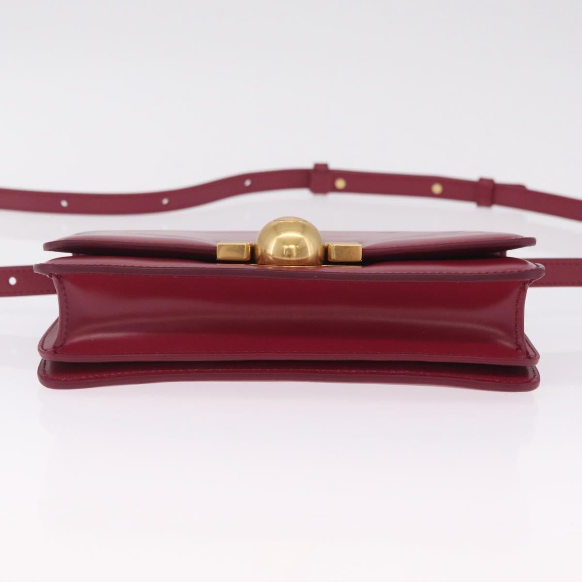 Bottega Veneta Bv Classic Spazzolato Leather Red Leather Handbag (Pre-Owned)