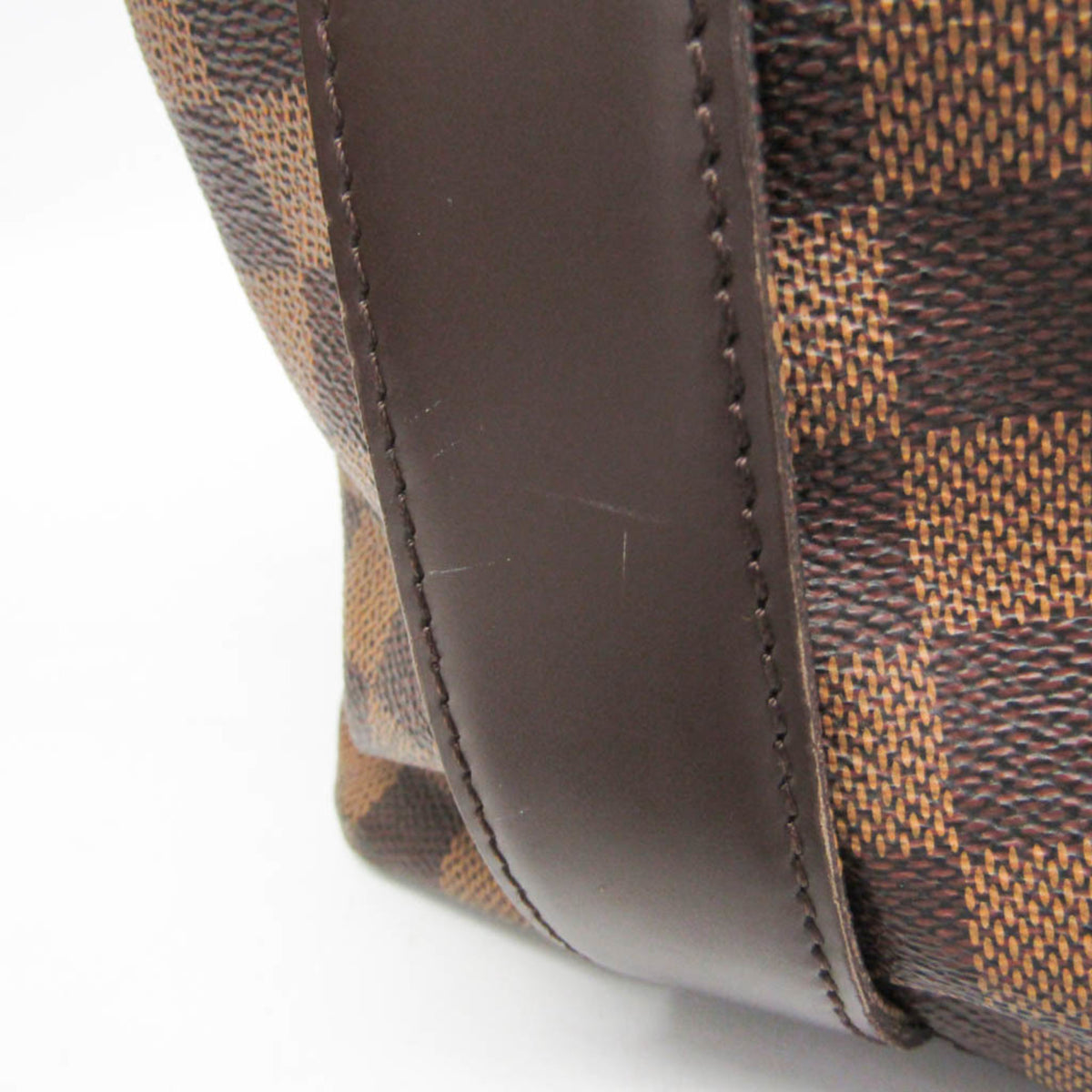 Louis Vuitton Chelsea Damier Ebene Brown Canvas Tote Bag Bag (Pre-Owned)