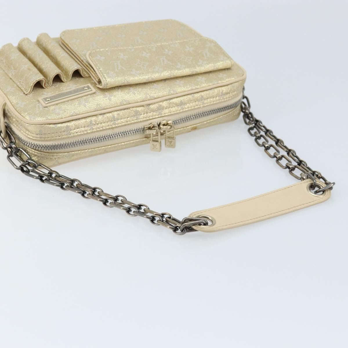 Louis Vuitton Mckenna Mini Lin Gold Canvas Shoulder Bag Bag (Pre-Owned)