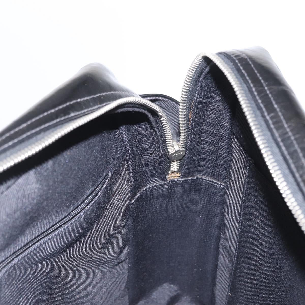 Chanel Vintage Enamel Black Patent_Leather Shoulder Bag Bag (Pre-Owned)