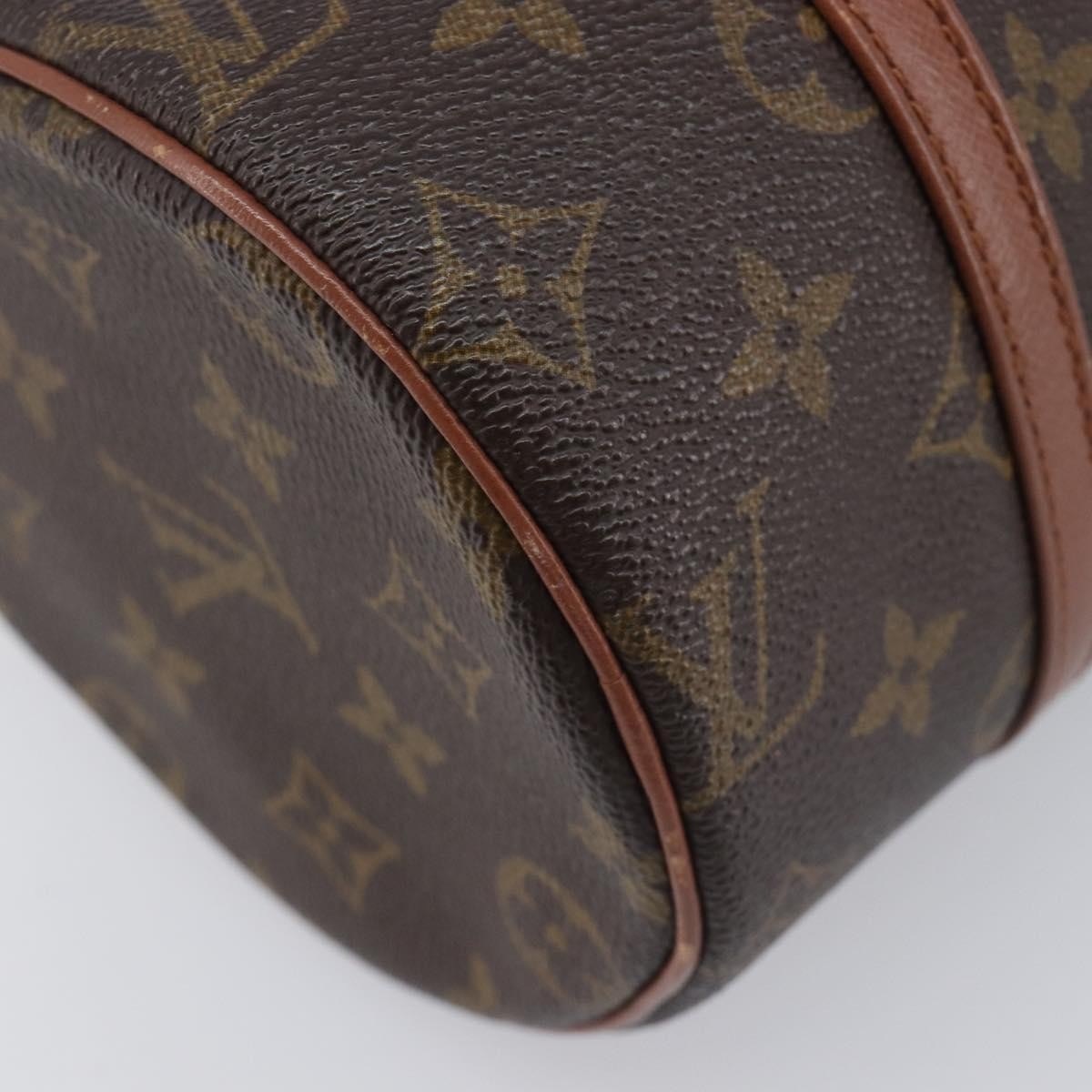 Louis Vuitton Papillon Monogram Canvas Brown Canvas Handbag (Pre-Owned)