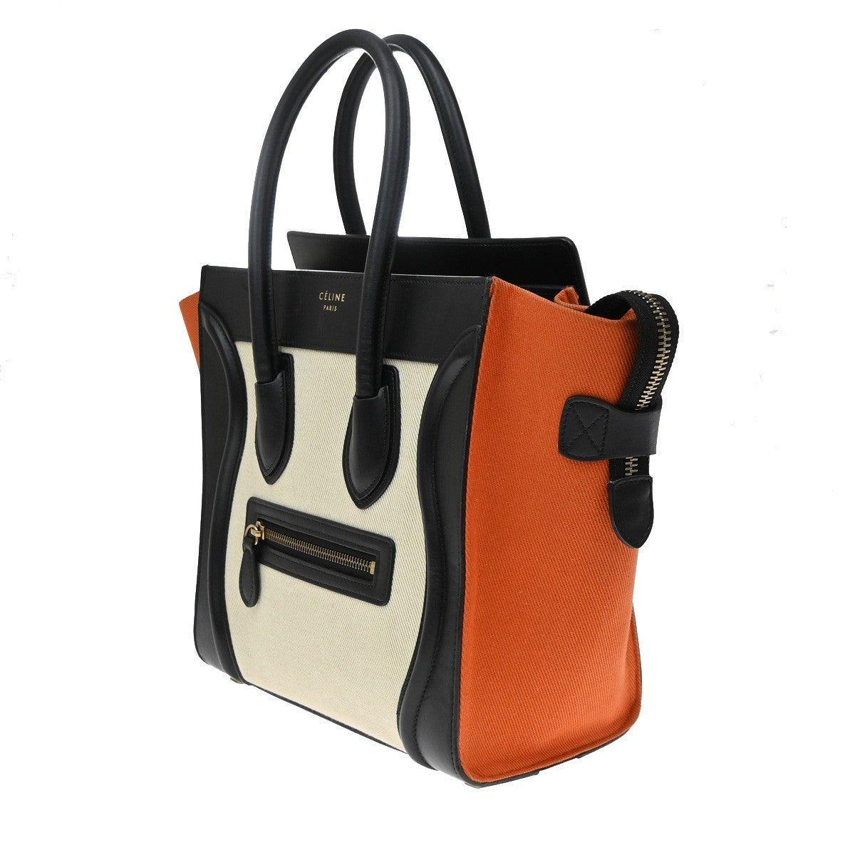 Celine Tricolor Luggage Canvas And Leather Multicolour Canvas Handbag (Pre-Owned)