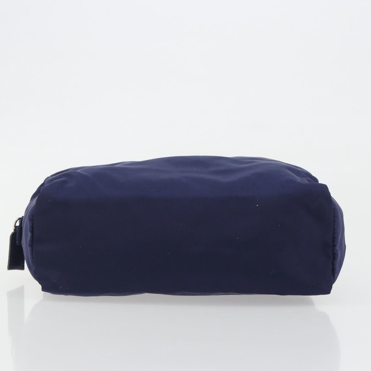 Prada Pouch Nylon Navy Nylon Clutche & Pouche Bag (Pre-Owned)