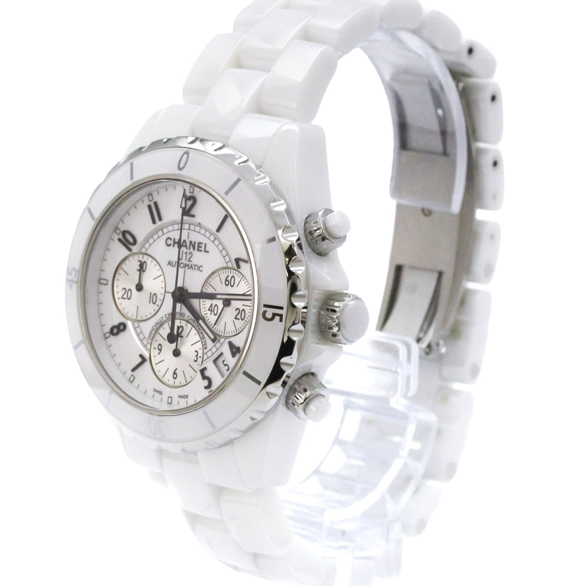 Chanel J12 Gmt Automatic Ceramic And Stainless Steel Watch (Pre-Owned)