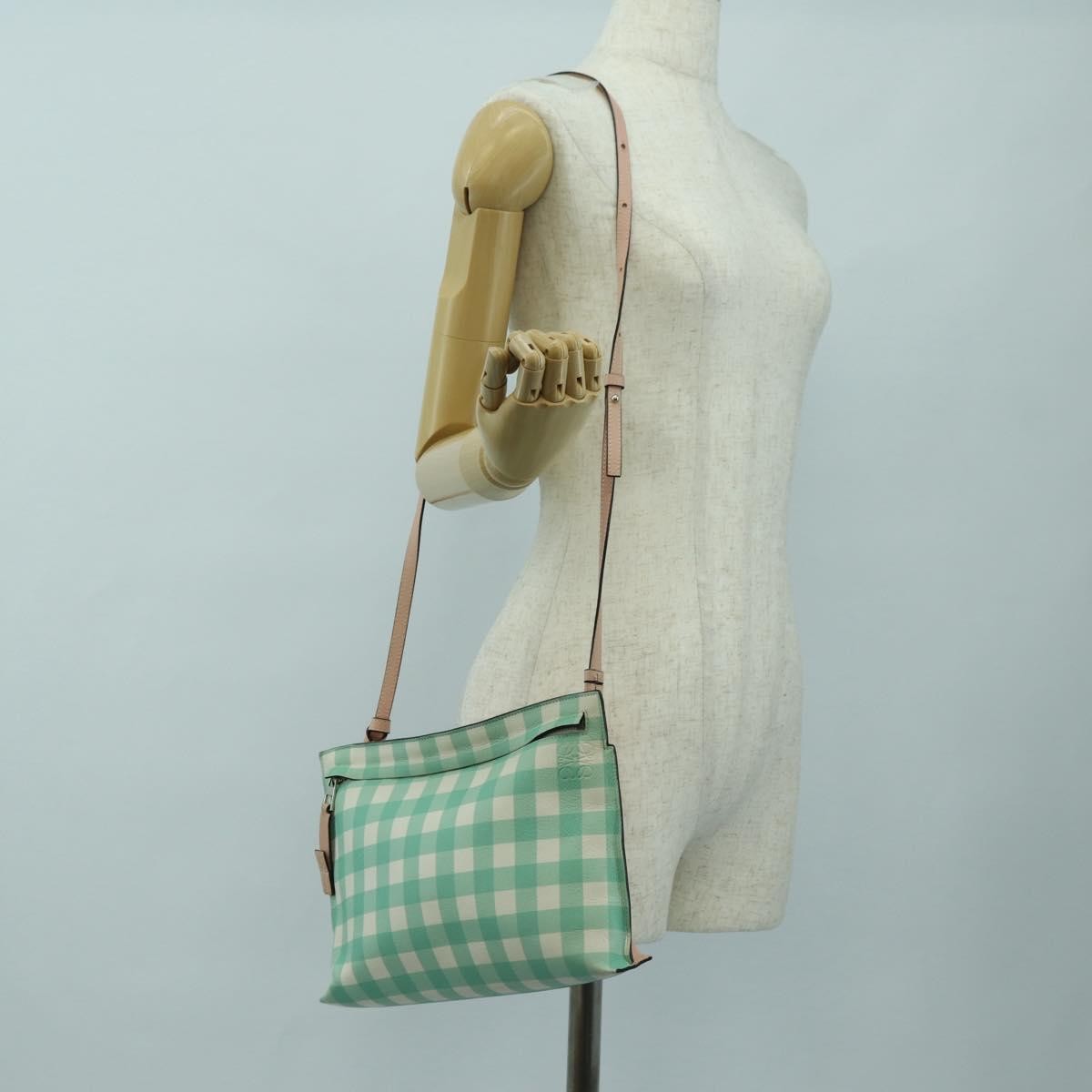 Loewe T Messenger Leather Multicolour Leather Crossbody Bag Bag (Pre-Owned)