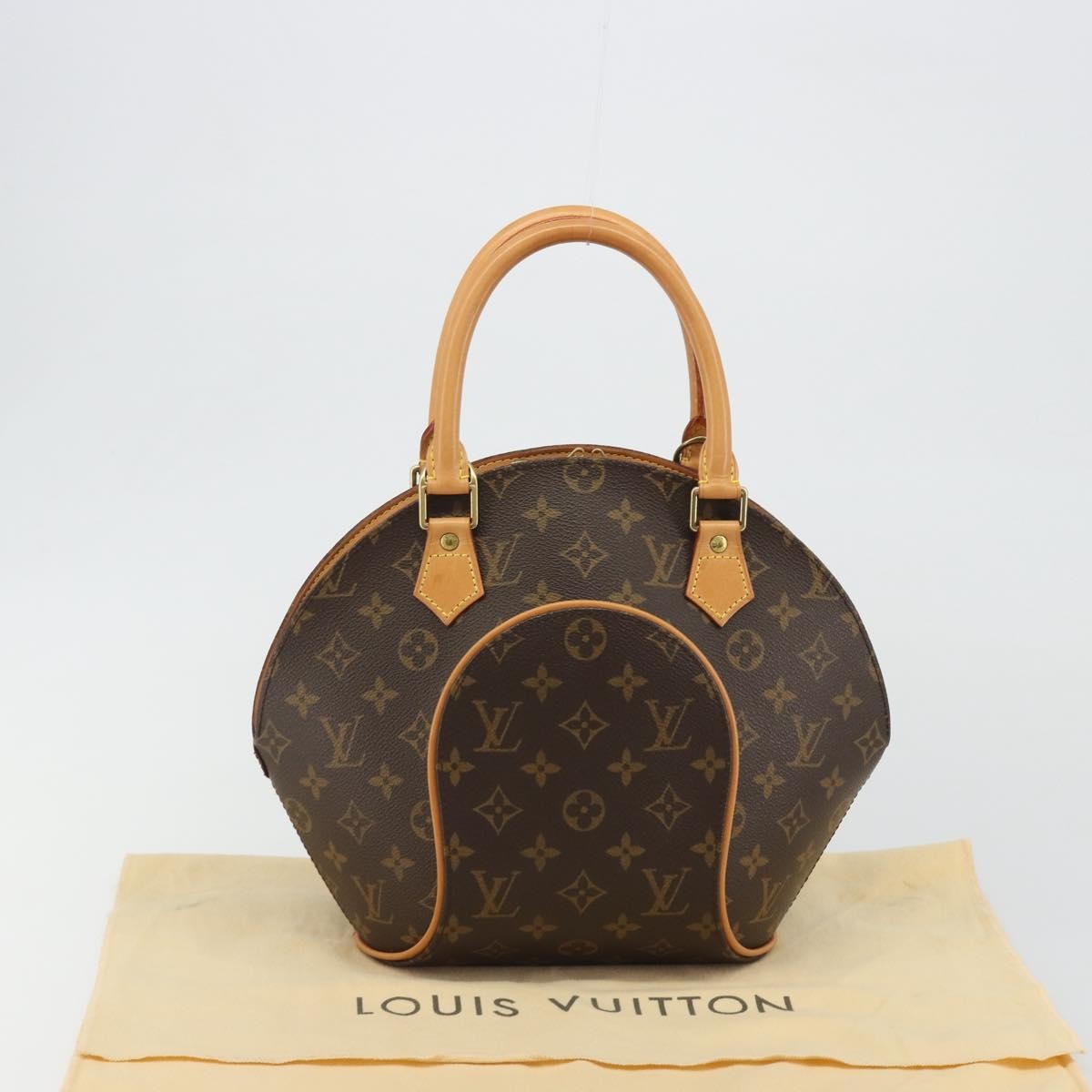 Louis Vuitton Ellipse Monogram Canvas Brown Canvas Handbag (Pre-Owned)