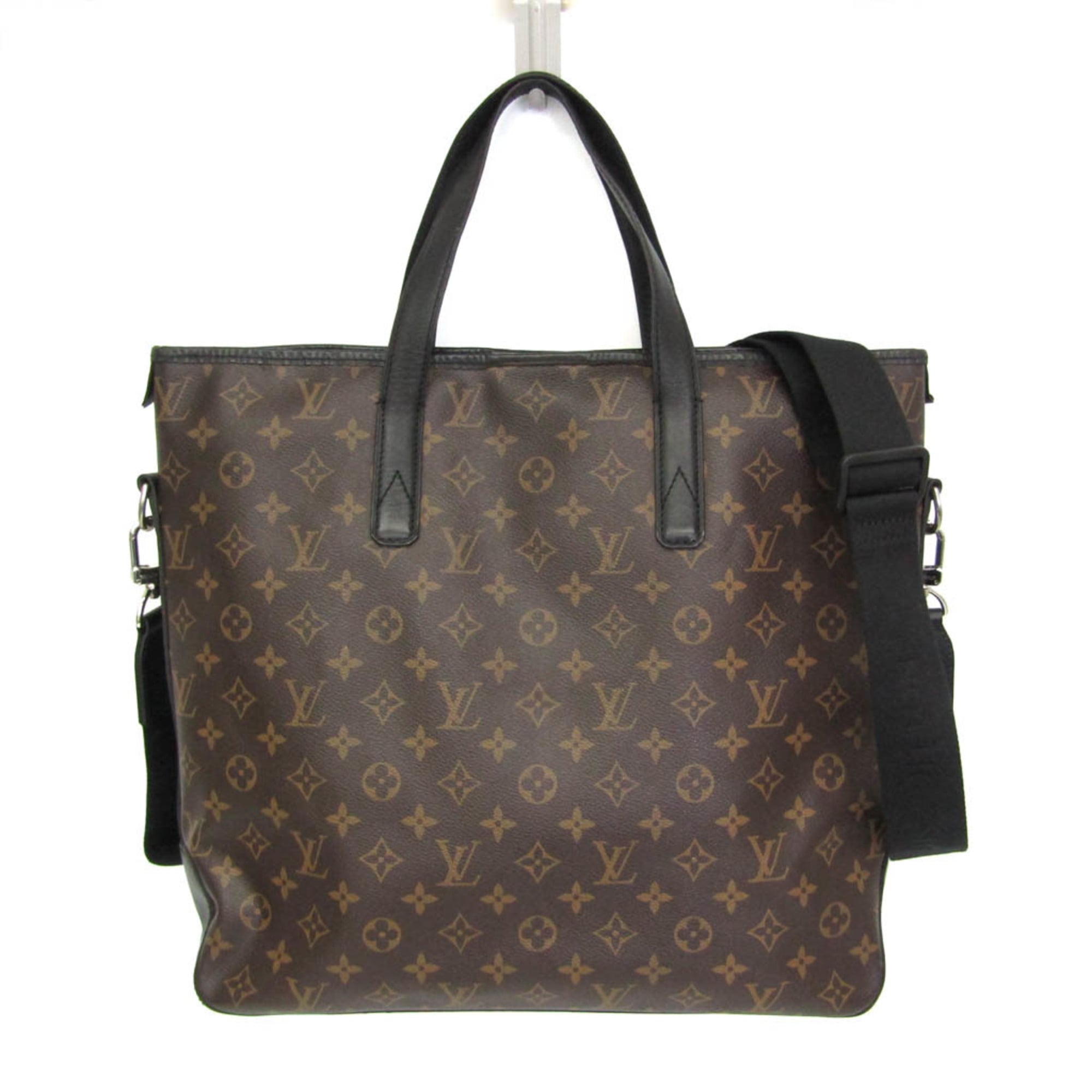 Louis Vuitton Davis Macassar Monogram Canvas Brown Canvas Handbag (Pre-Owned)