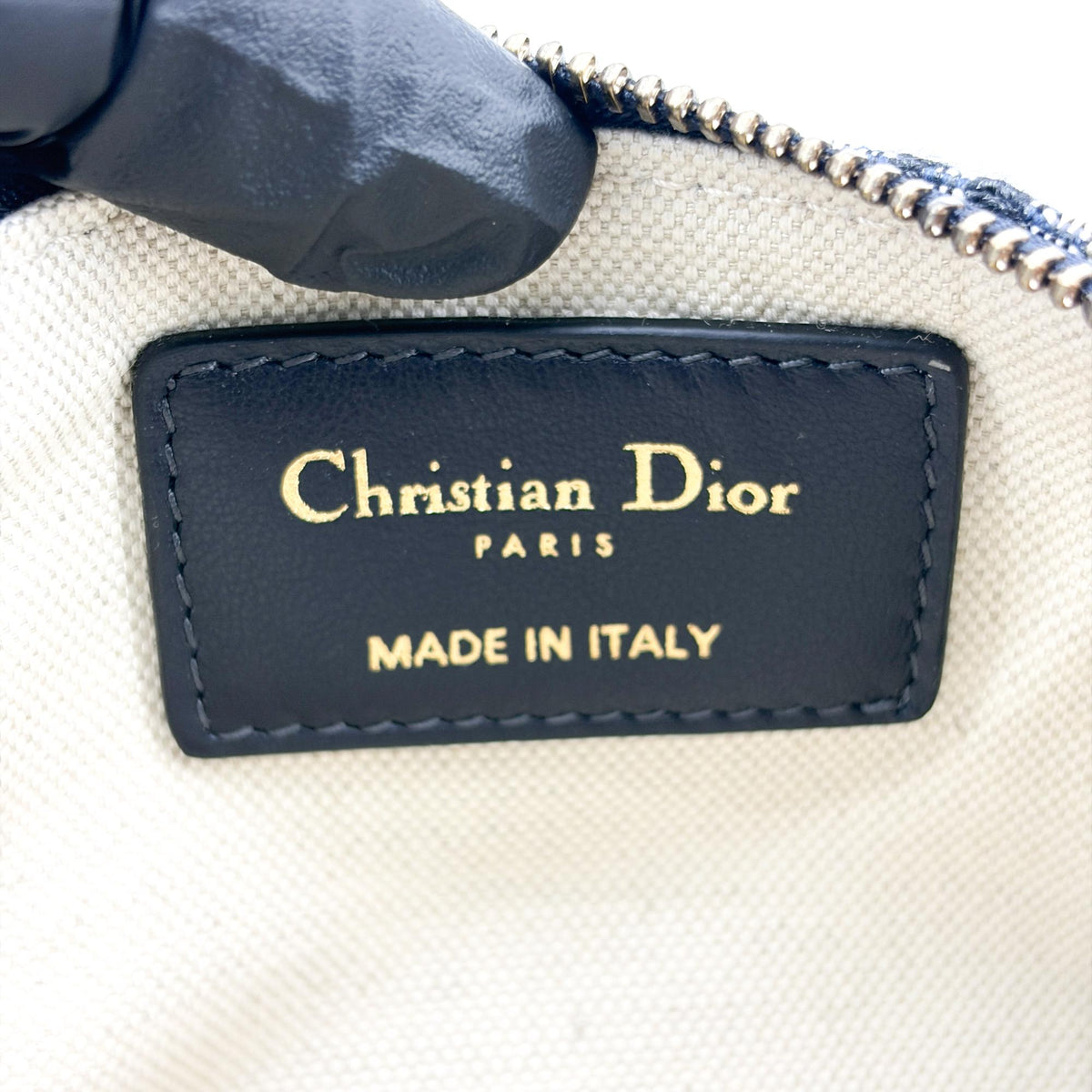Christian Dior Travel Kit Oblique Canvas Beige Canvas Toiletry Case Accessory (Pre-Owned)