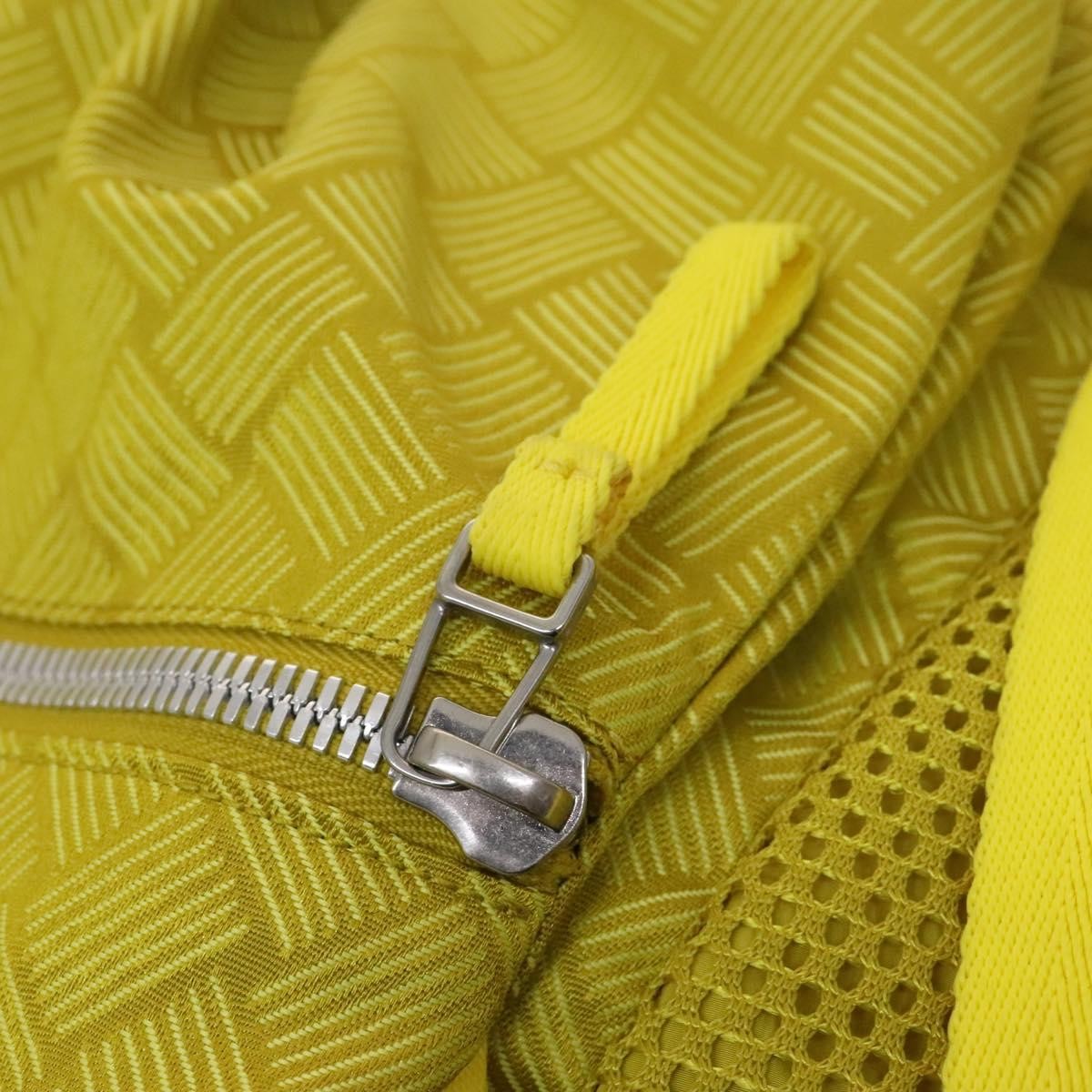 Bottega Veneta Vintage Nylon Yellow Nylon Backpack Bag (Pre-Owned)