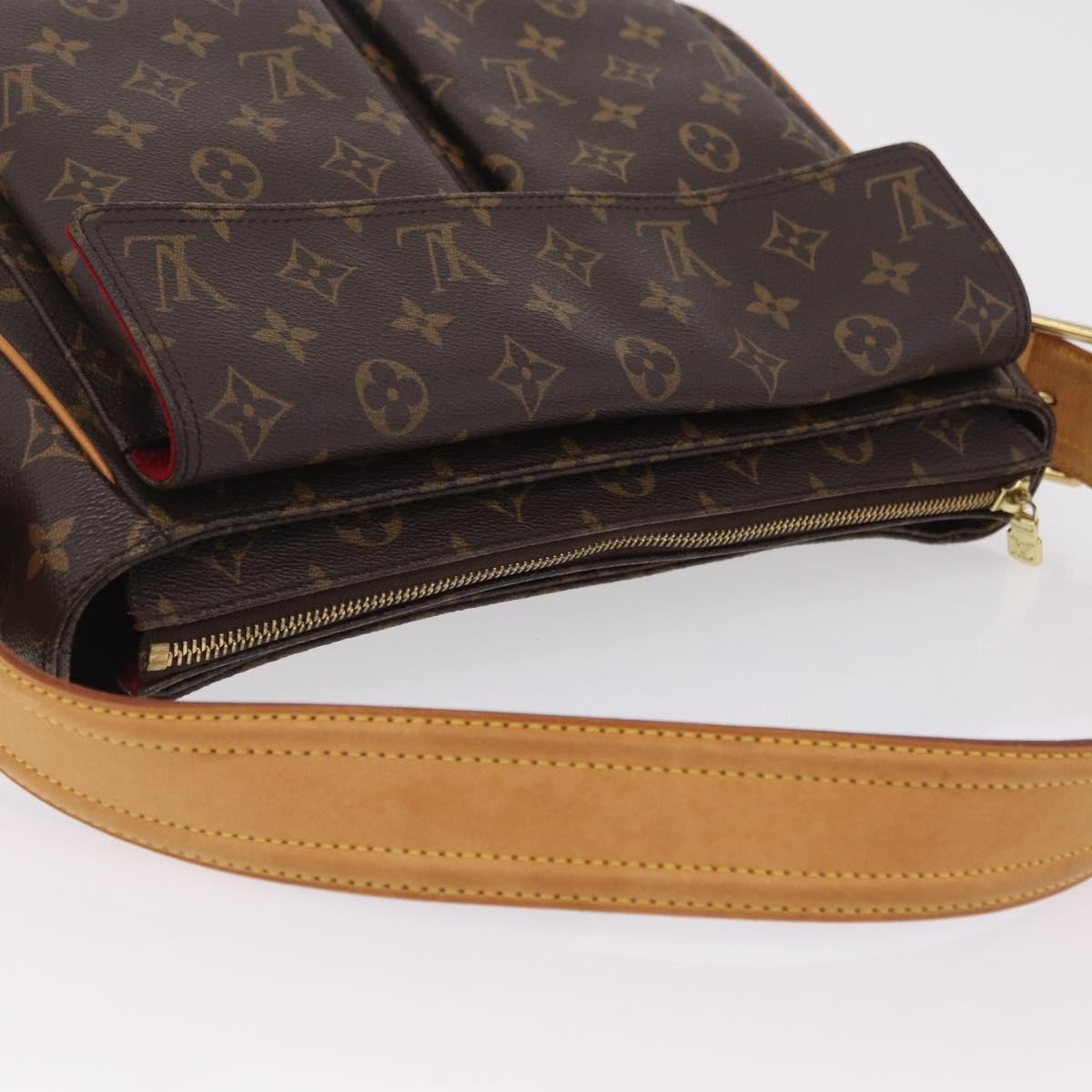 Louis Vuitton Viva Cite Monogram Canvas Brown Canvas Handbag (Pre-Owned)