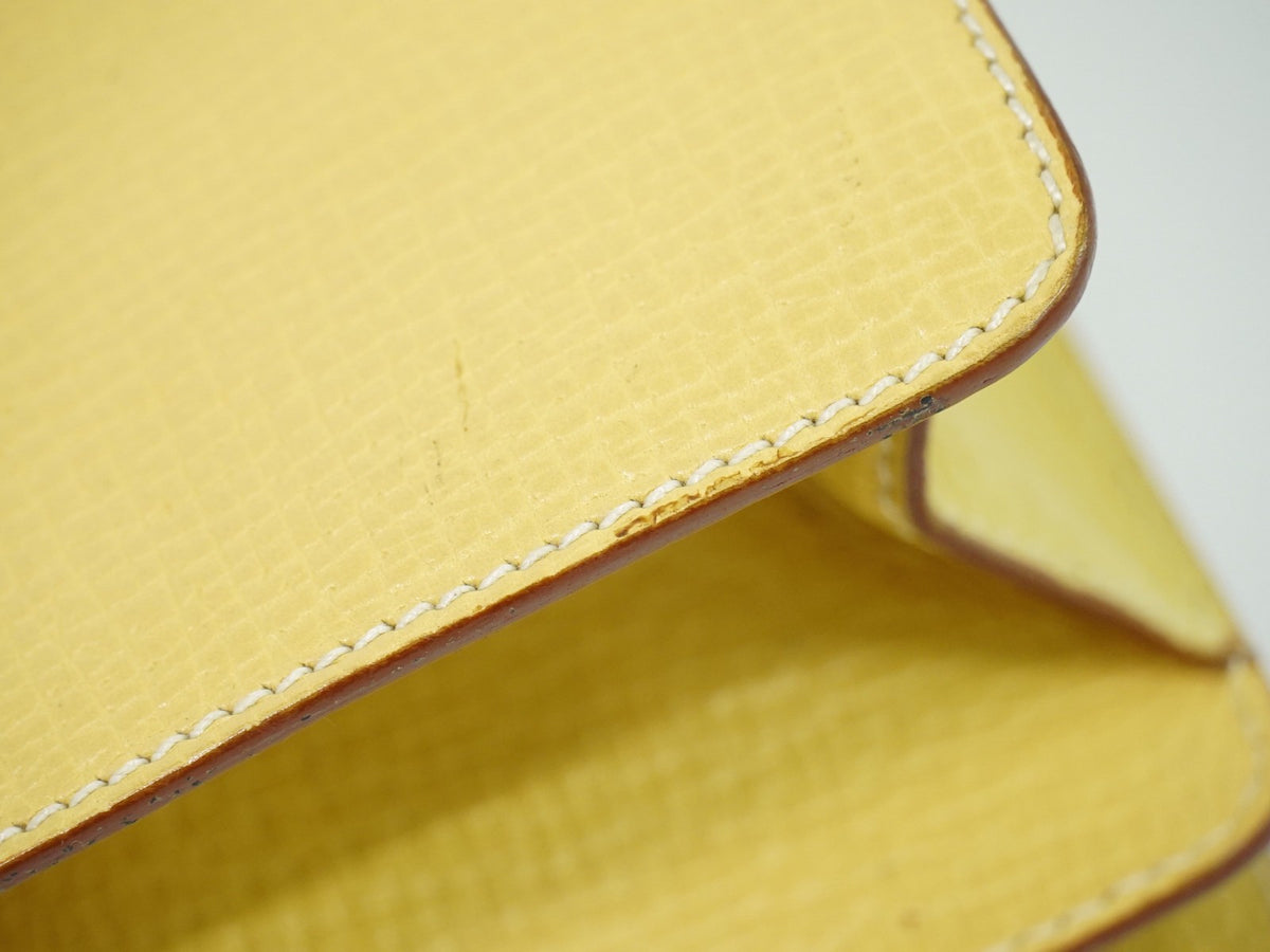 Loewe Barcelona Top Handle Leather Yellow Leather Tote Bag Bag (Pre-Owned)