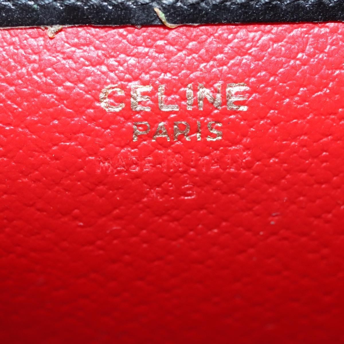 Celine Circle Logo Suede Green Suede Clutche & Pouche Bag (Pre-Owned)