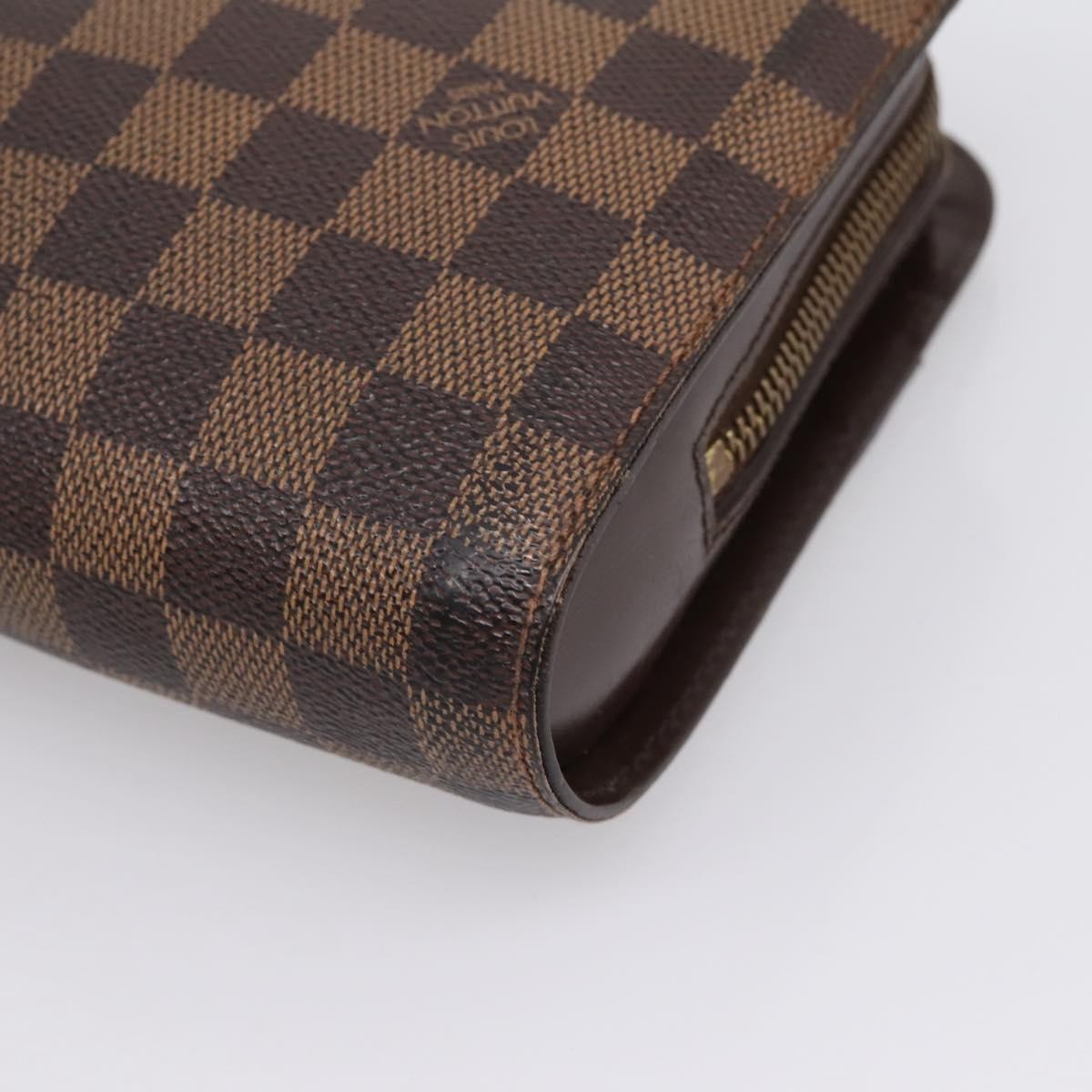 Louis Vuitton Pochette Saint Louis Damier Brown Canvas Clutche & Pouche Bag (Pre-Owned)