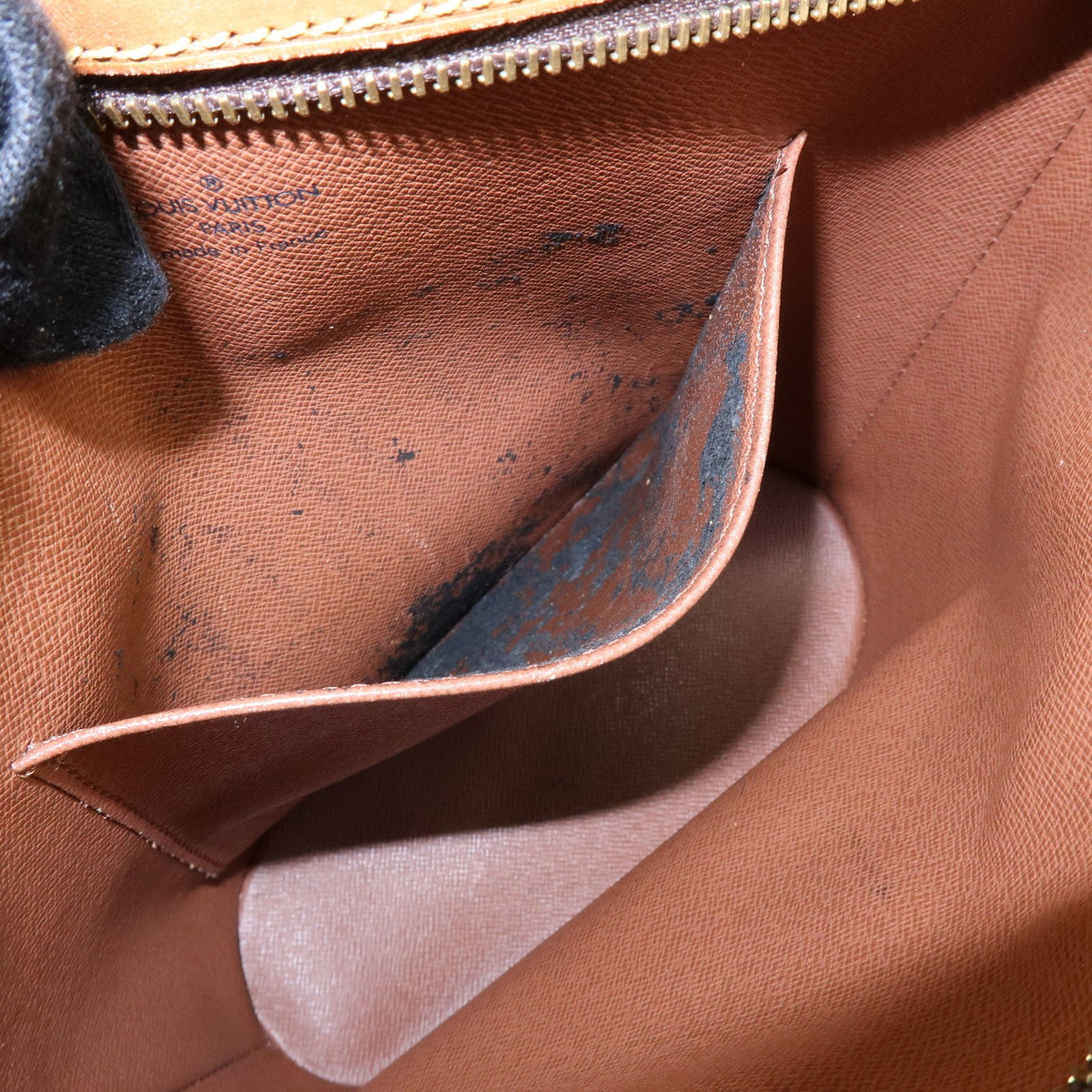 Louis Vuitton Drouot Monogram Canvas Brown Canvas Shoulder Bag Bag (Pre-Owned)