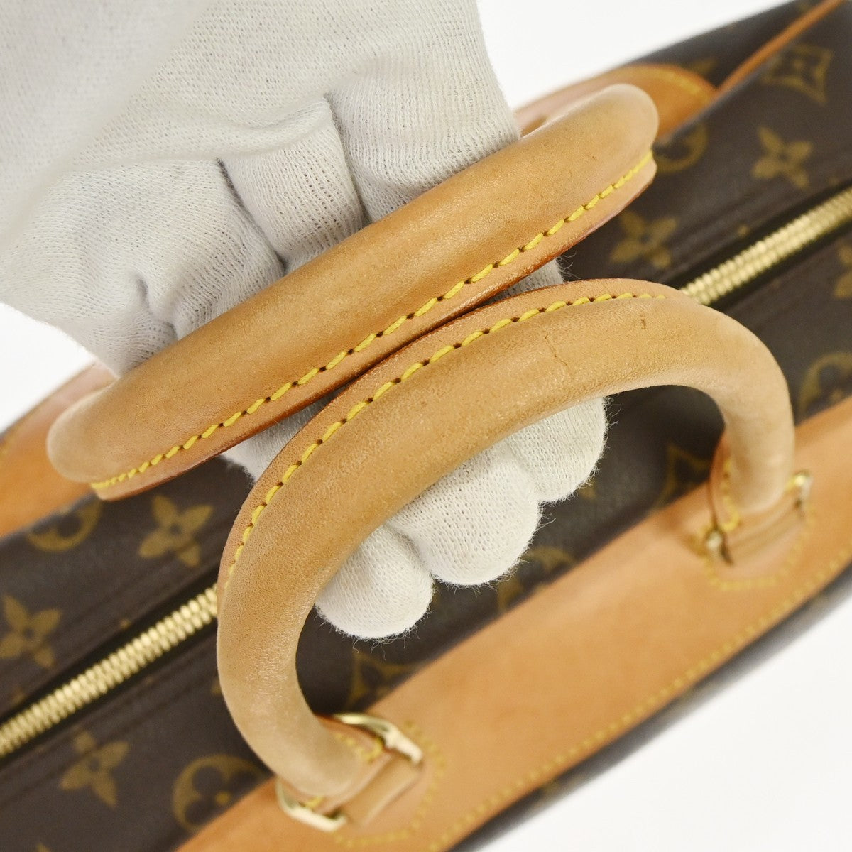 Louis Vuitton Deauville Monogram Canvas Brown Canvas Handbag (Pre-Owned)