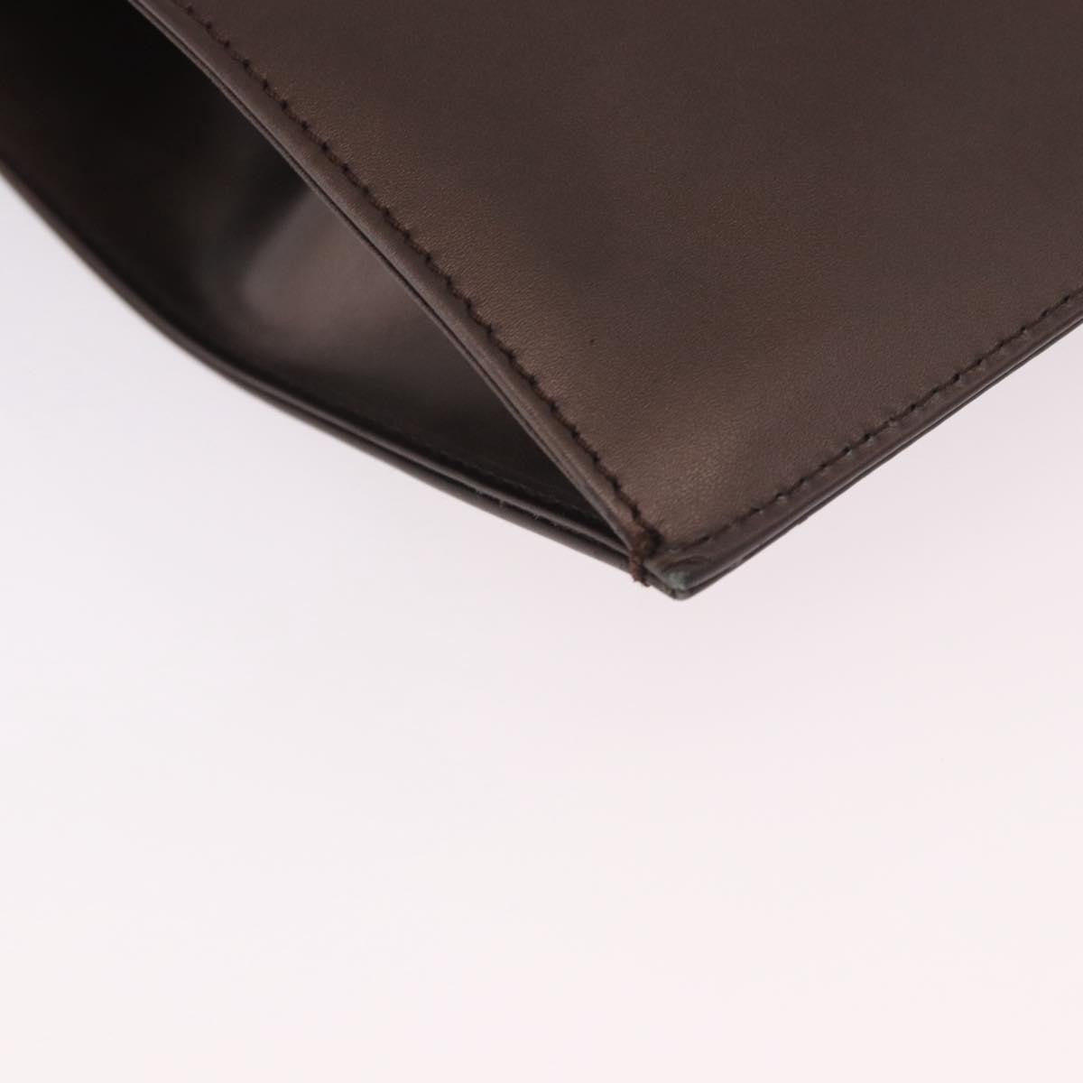 Gucci Vintage Leather Brown Leather Shoulder Bag Bag (Pre-Owned)