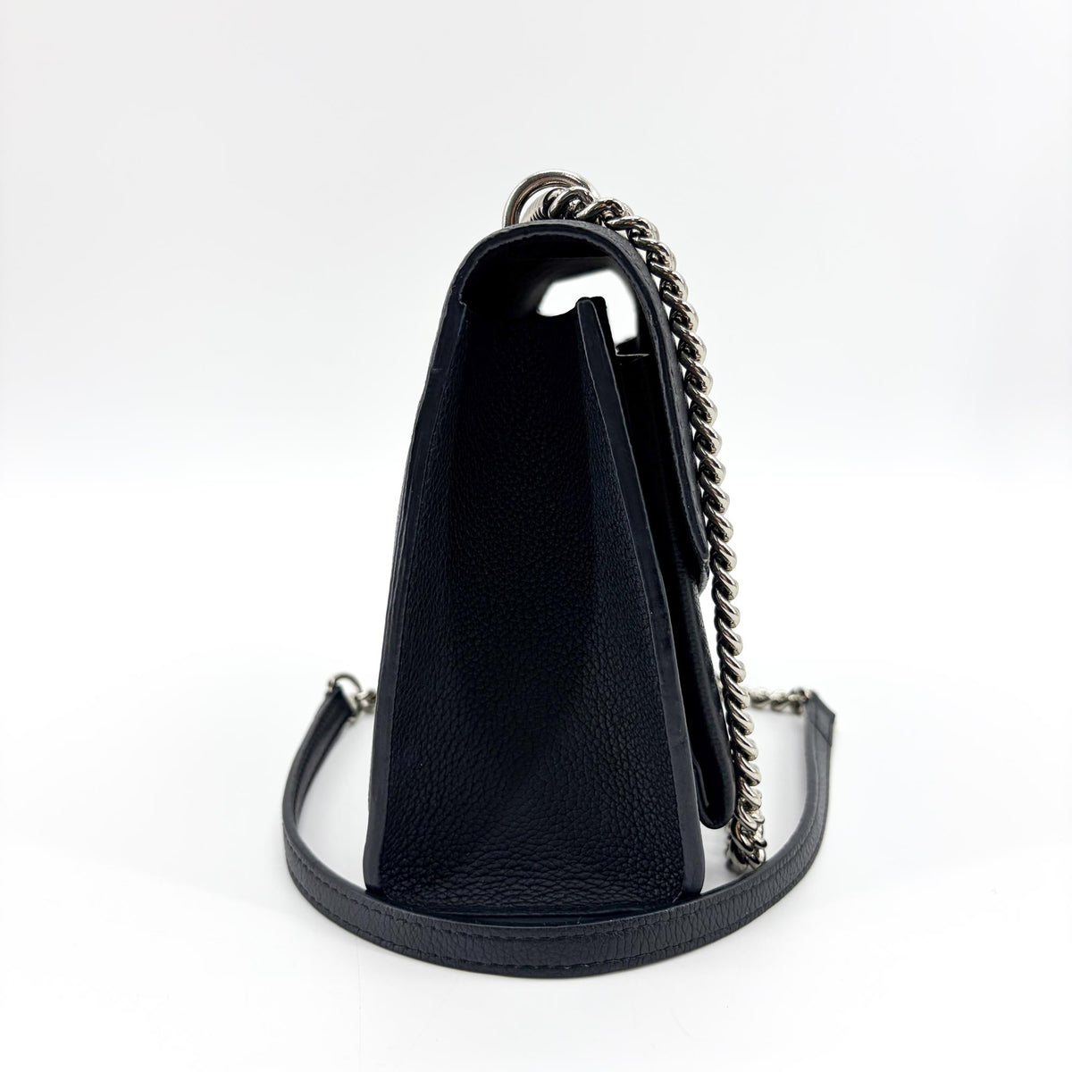 Louis Vuitton Mylockme Leather Black Leather Handbag (Pre-Owned)