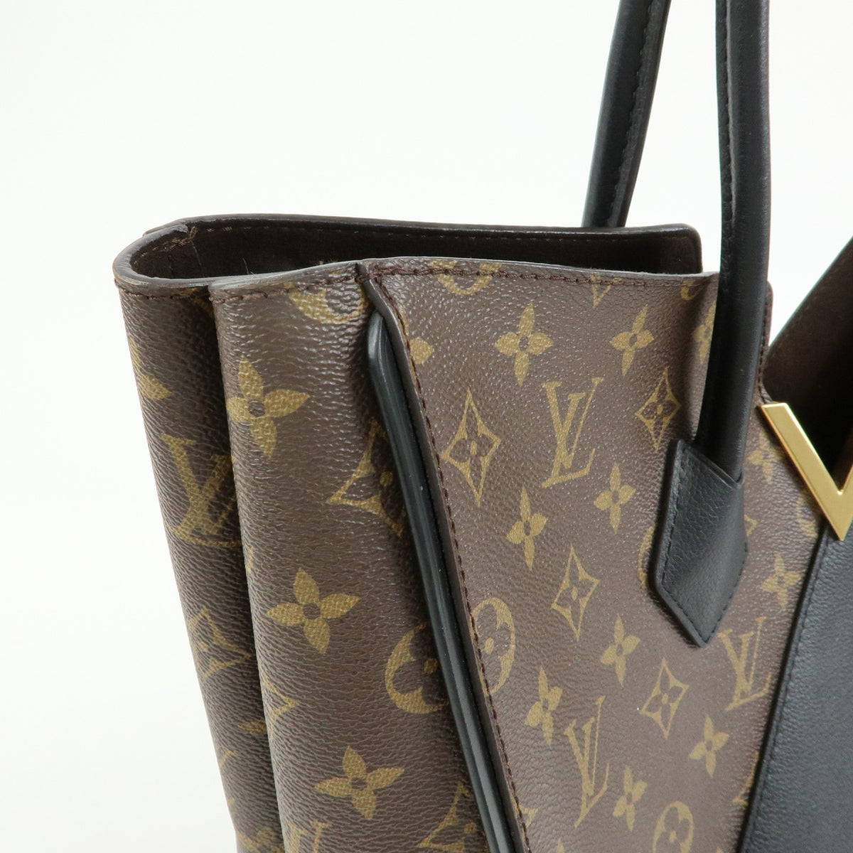 Louis Vuitton Kimono Monogram Canvas And Leather Black Canvas Handbag (Pre-Owned)