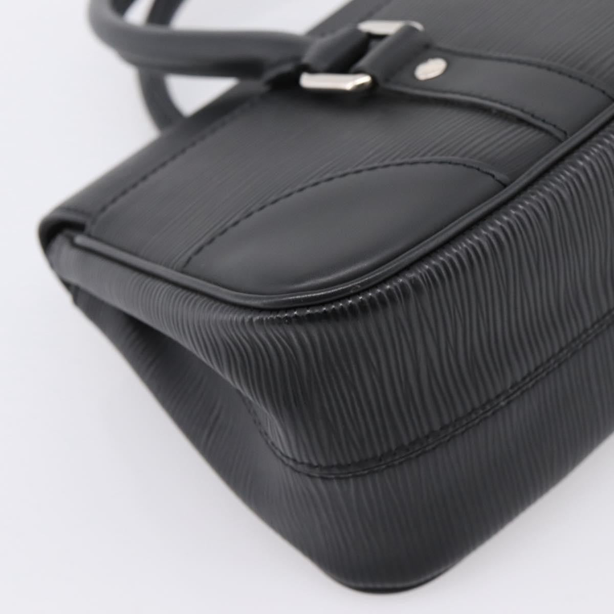 Louis Vuitton Segur Epi Leather Black Leather Handbag (Pre-Owned)